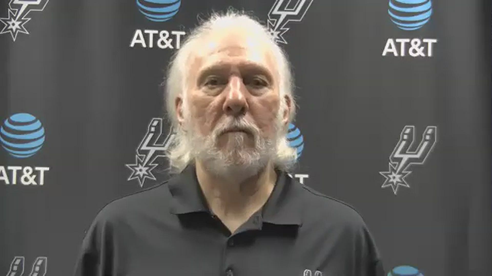 San Antonio Spurs head coach Gregg Popovich spoke to reporters ahead of the team's game against the Sacramento Kings Wednesday, March 31, 2021.