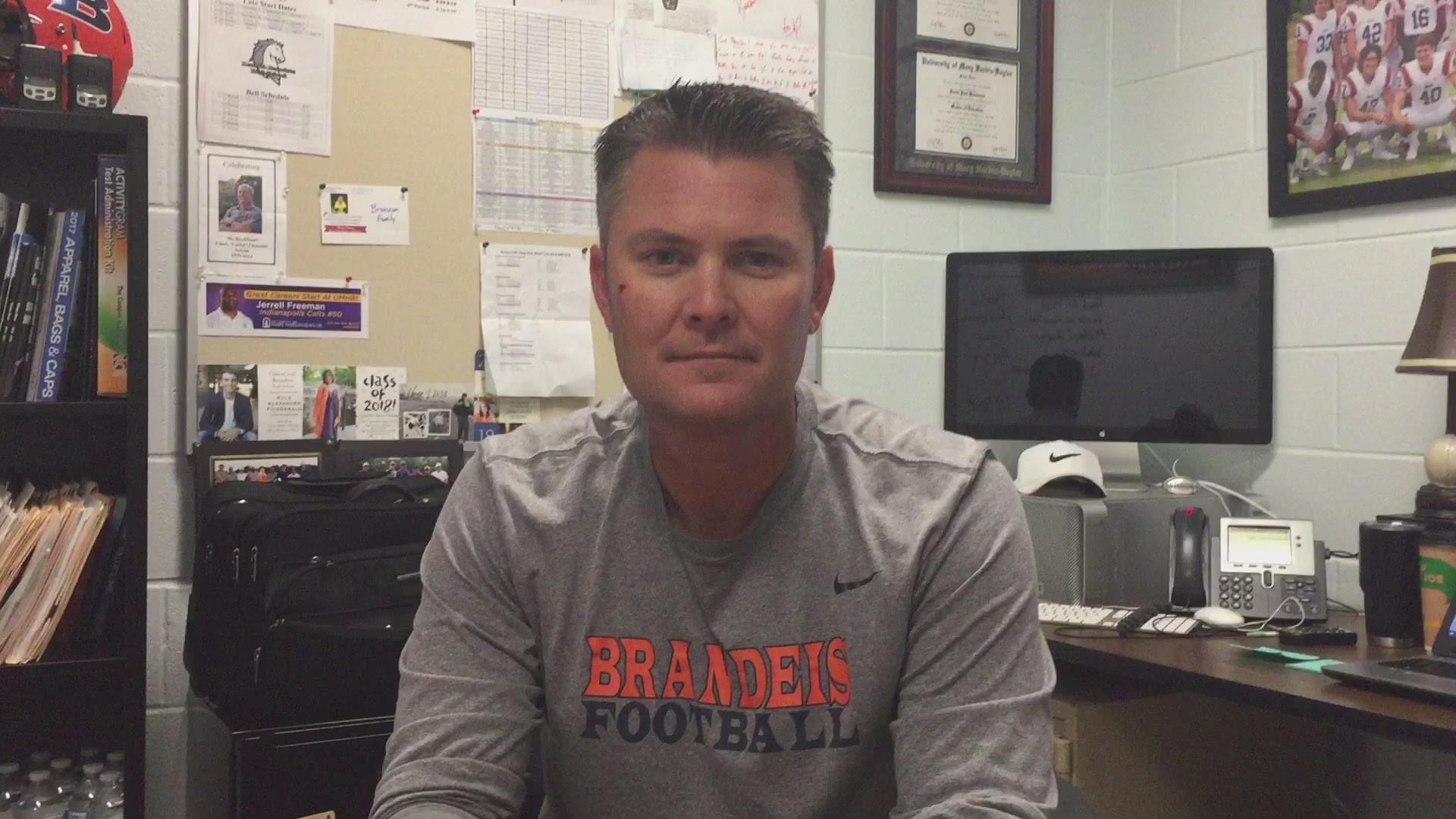 Brandeis coach David Branscom on the Broncos' commitment to return to the playoffs