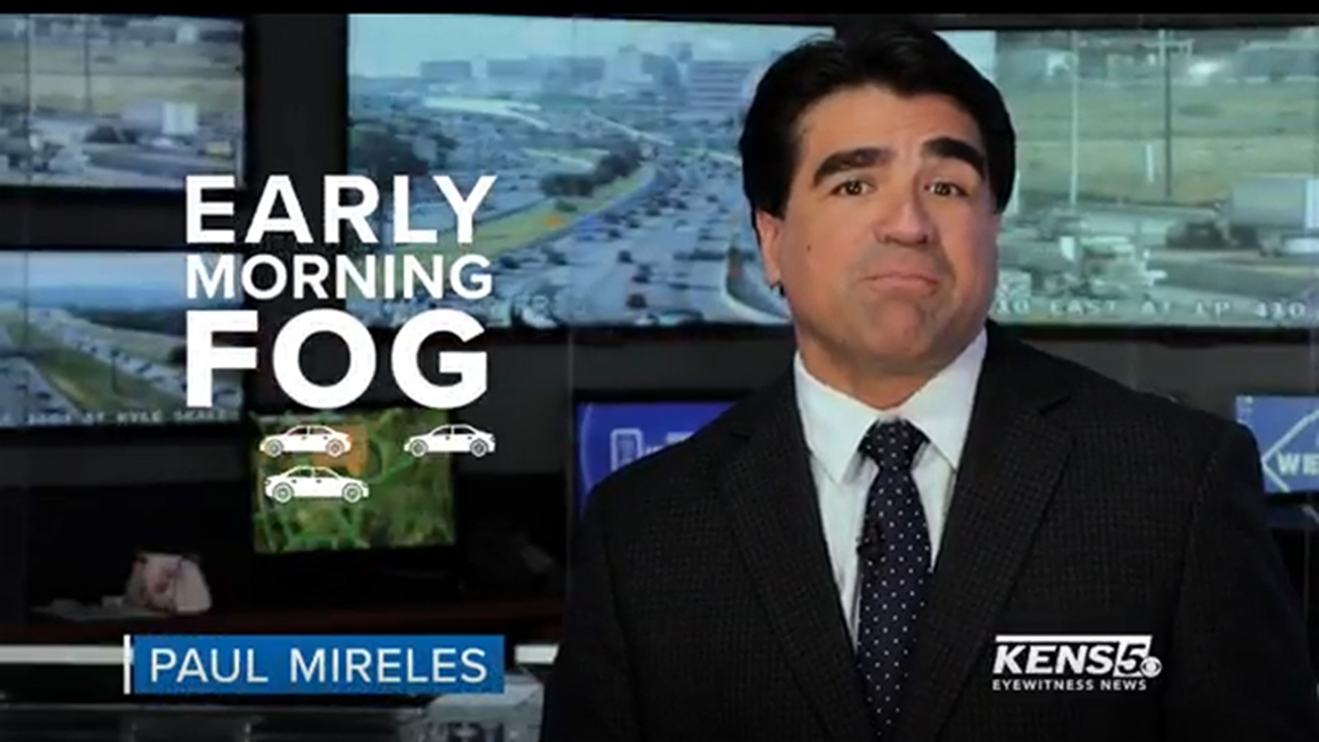 KENS 5's Paul Mireles says early morning driving can be dangerous if you don't slow down in the fog.