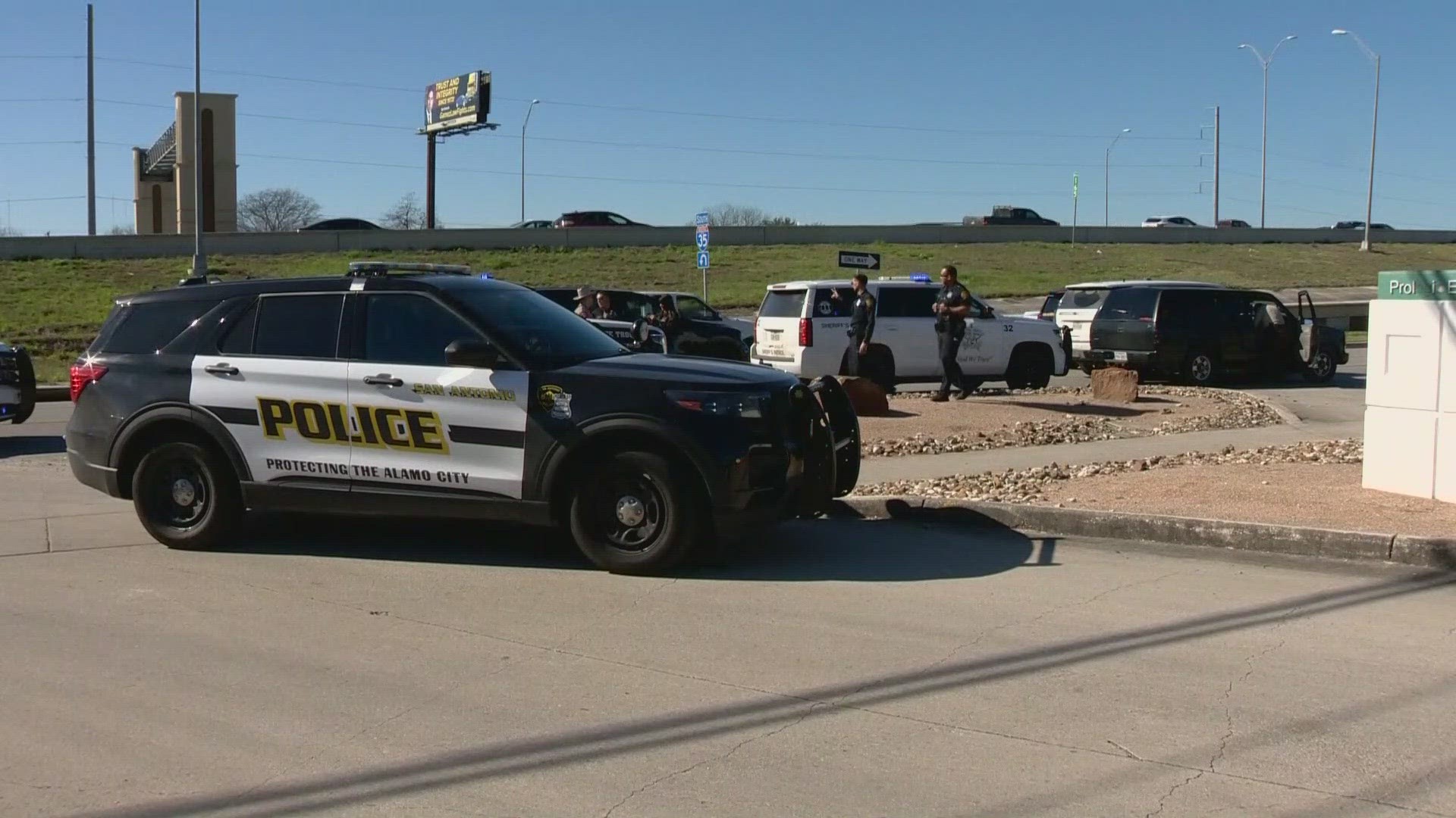 The chase ended on San Antonio's northeast side.