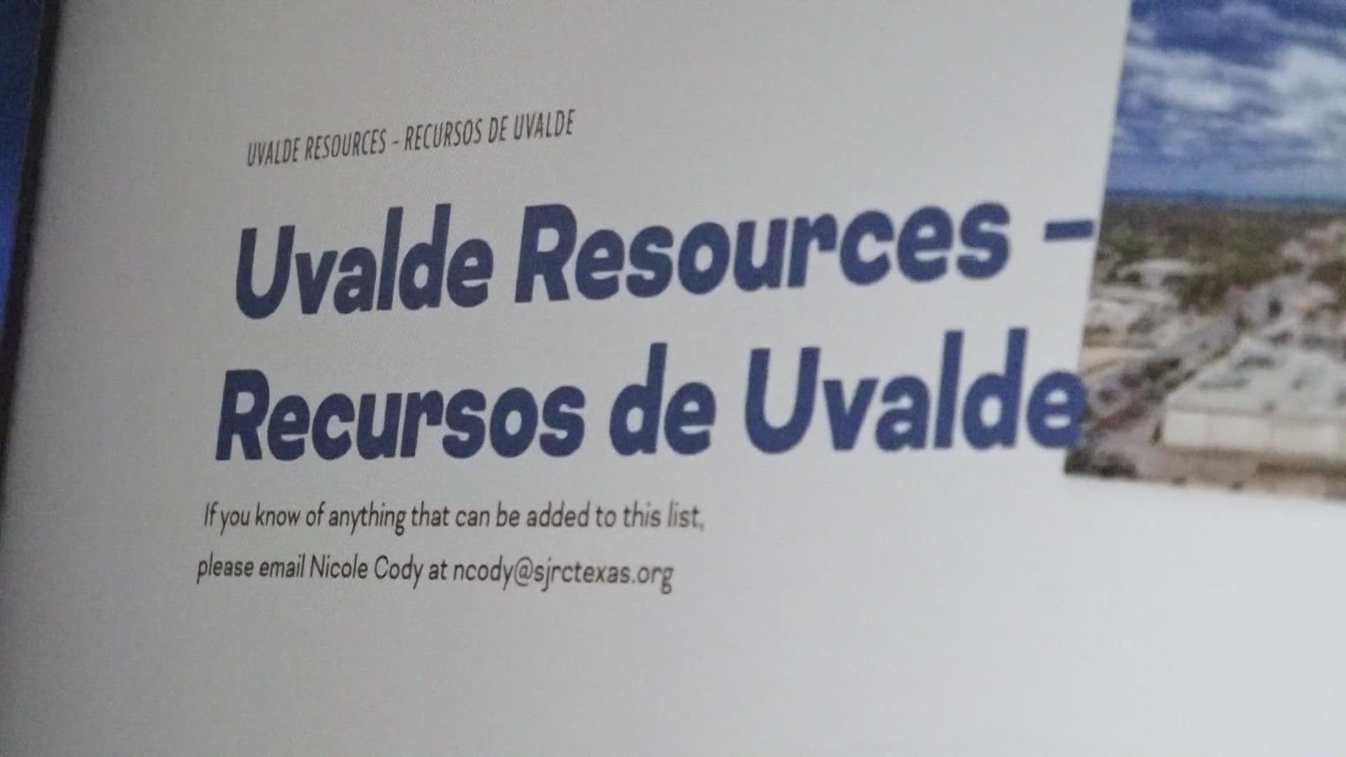 Bridging the gap between grief and healing. One organization is putting together resources both for the Uvalde community and those who want to help.