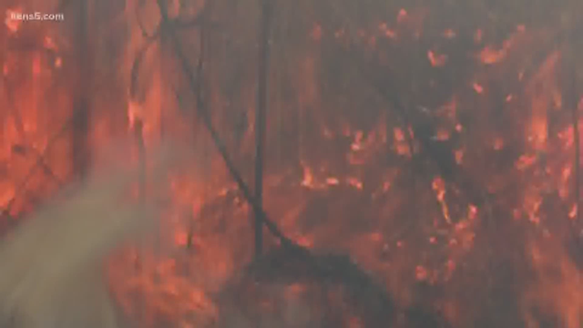 Take a look at what happened on the Mission Reach of the San Antonio River today. A rangeland fire ate through acres of territory in south San Antonio. Eyewitness News reporter Sue Calberg explains.