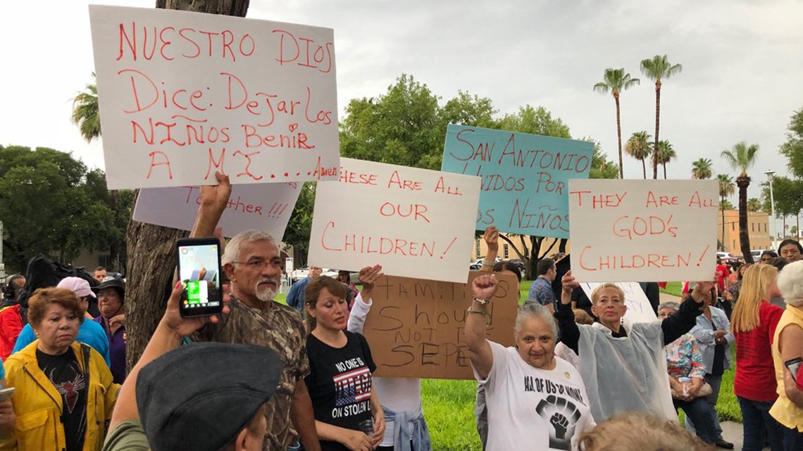 Hundreds Gather To Pray For Immigrant Families Call For Zero Tolerance To End