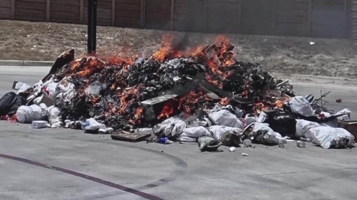 Trash truck fire snuffed out before a big loss - Vimarsana News