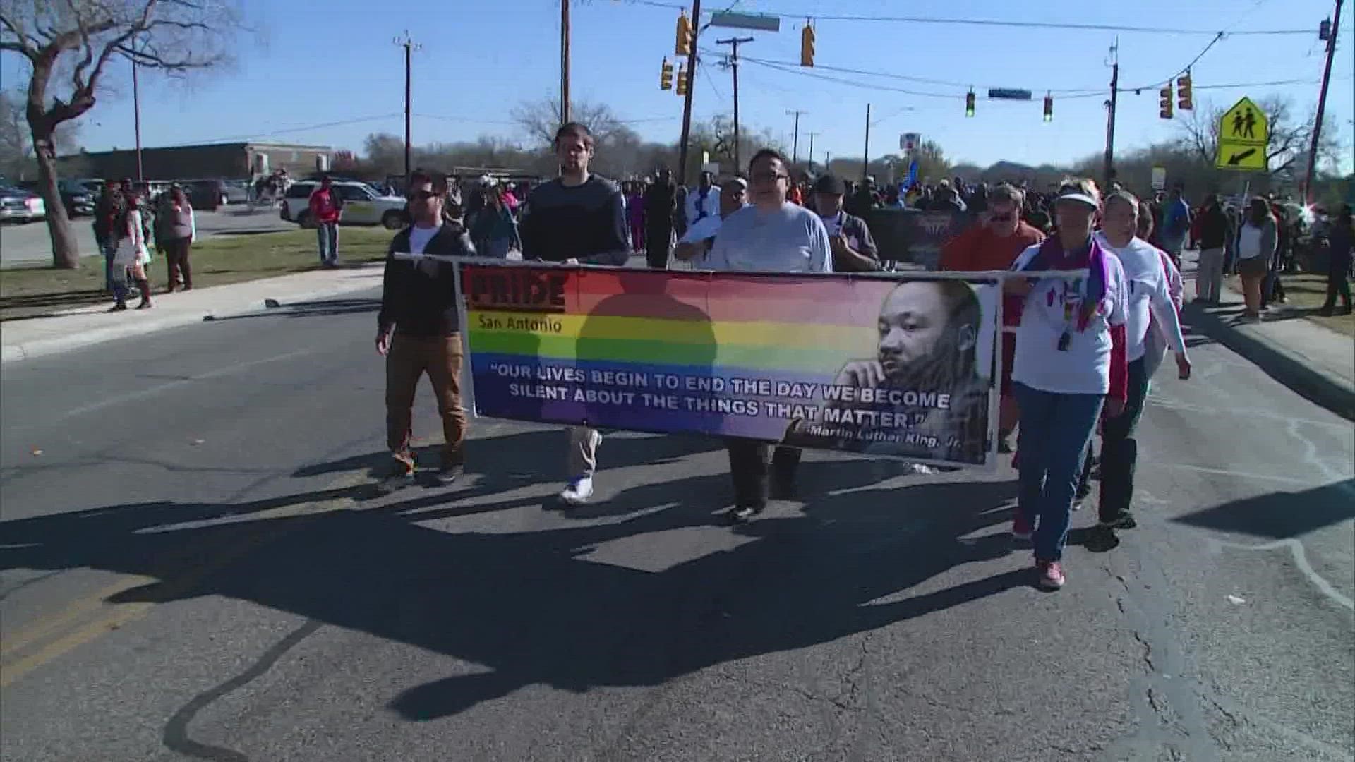 The march will span three miles long.