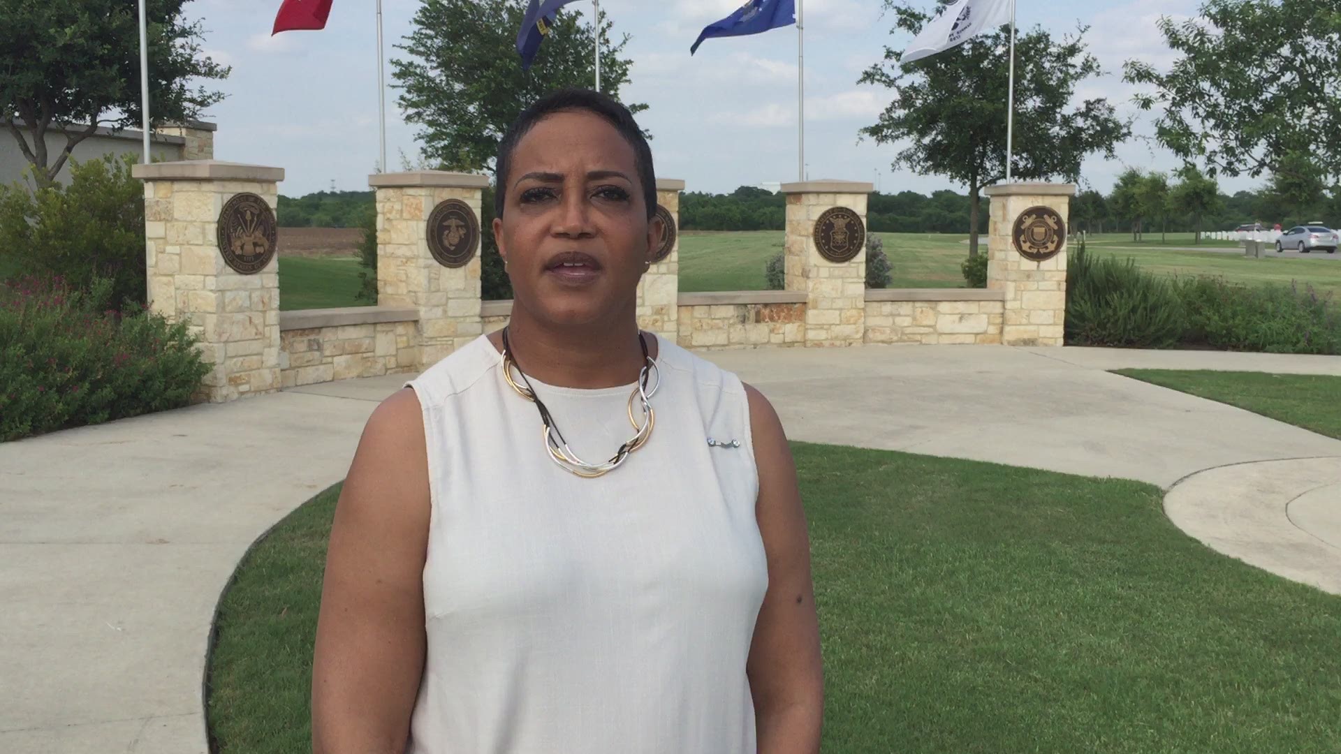Fort Sam Houston National Cemetery director Frieda Robinson talks about Memorial Day
