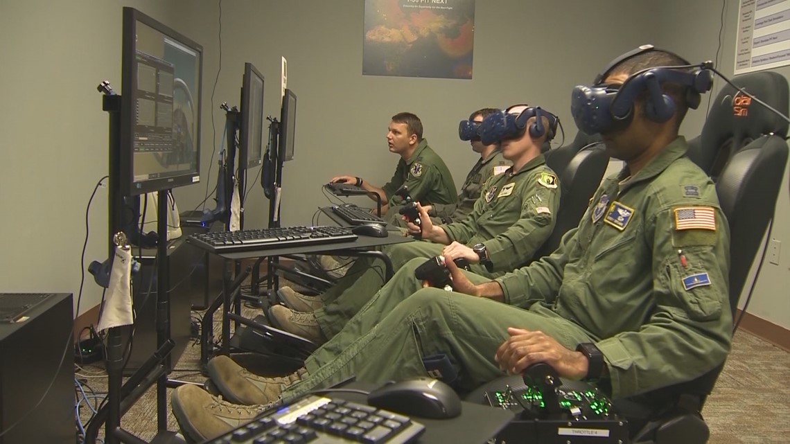 Randolph Air Force Base using virtual reality for pilot training