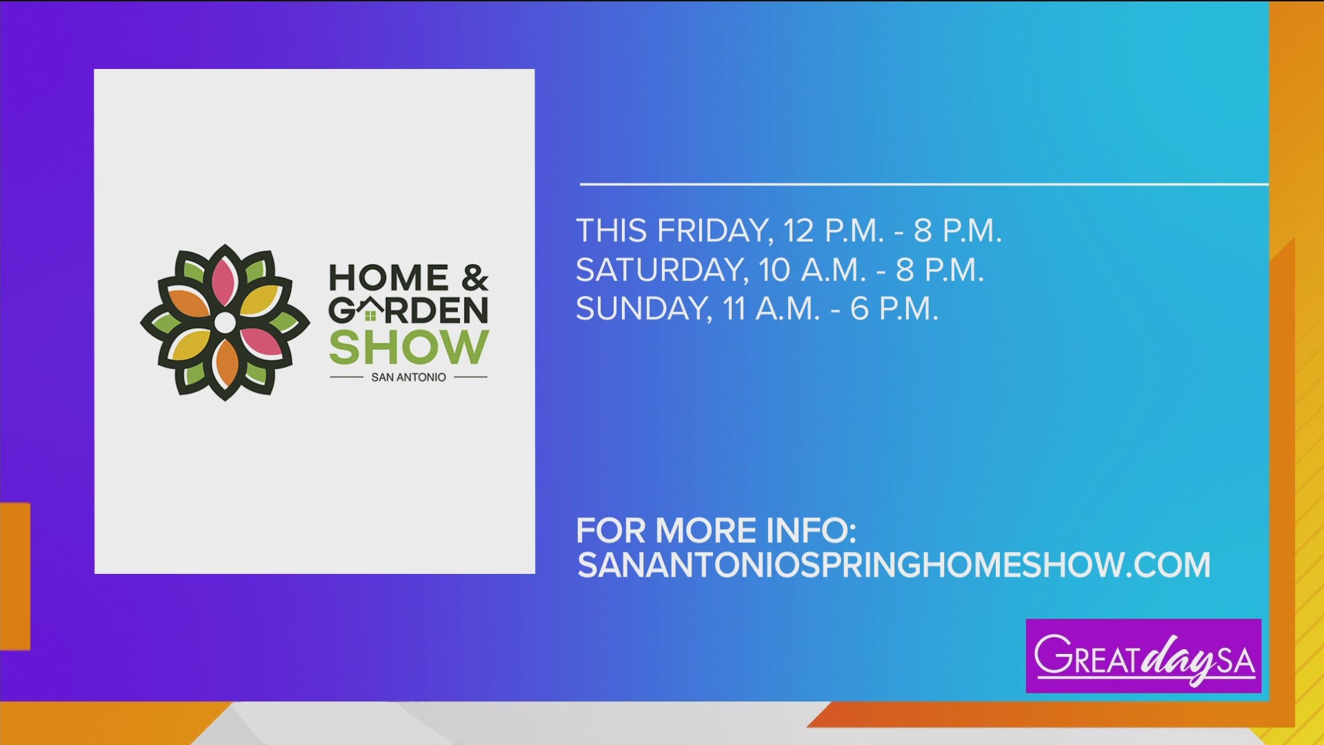 If you're looking for some Spring decor inspiration the Home & Garden Show is back in town!