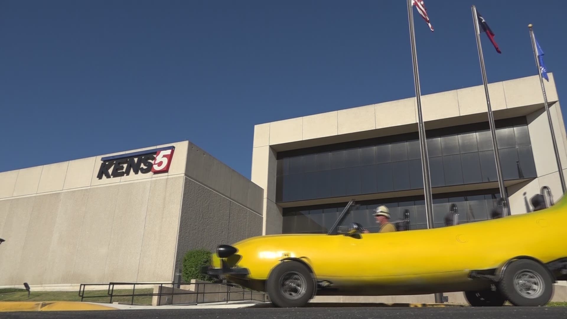 The world's first motorized banana? It may very well be. And if you live in San Antonio, you can ride in it this weekend.