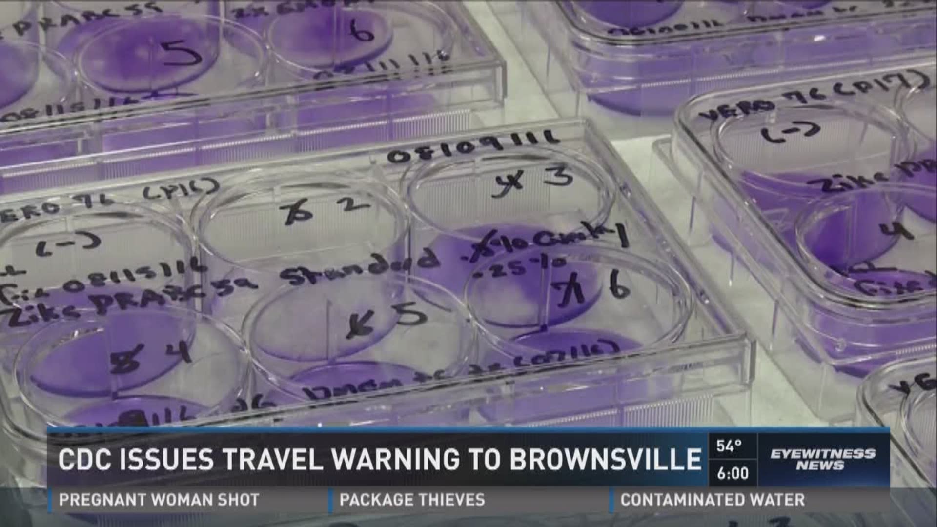 CDC issues travel warning to Brownsville