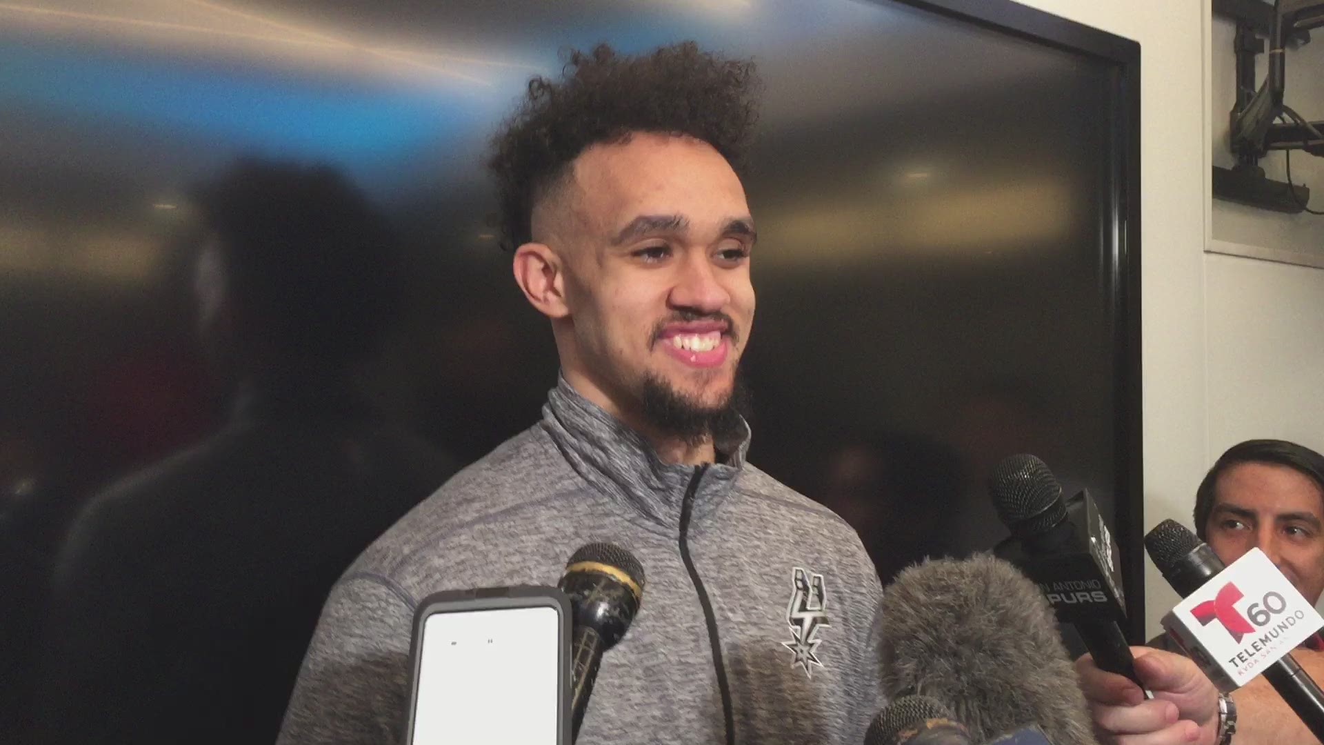 Spurs point guard Derrick White on the win over the Raptors