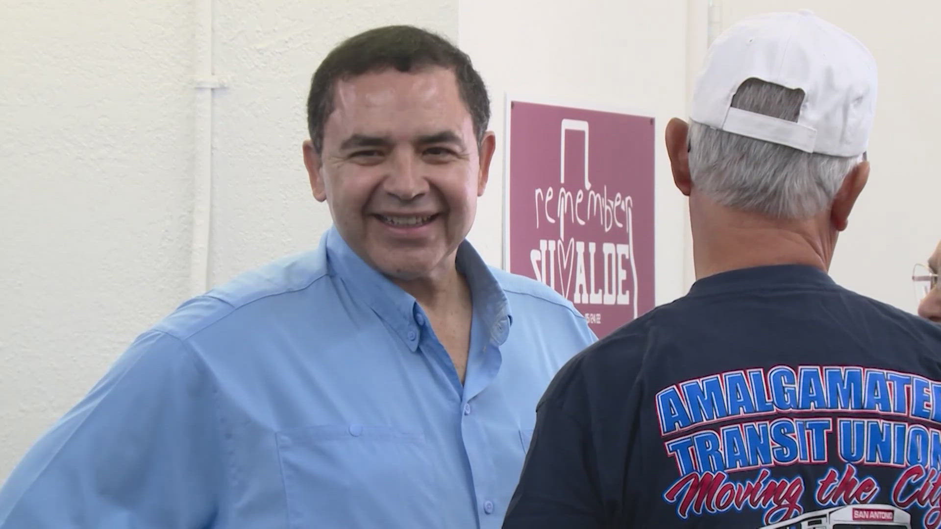 Cuellar said he's still running for re-election in November.