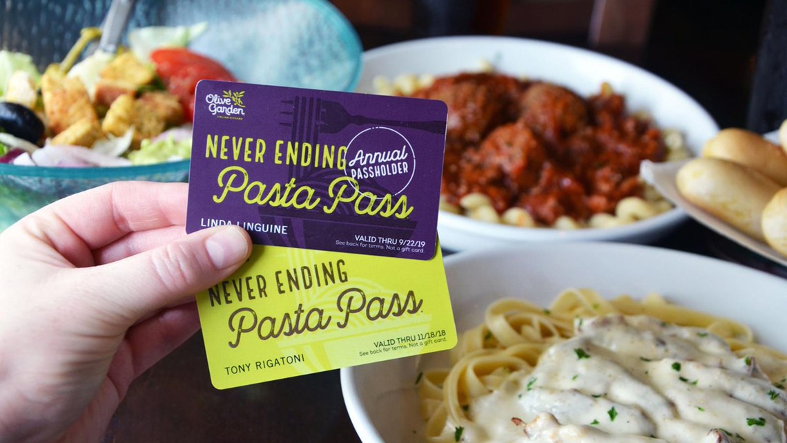 Lotsa Pasta: Olive Garden offers year of never ending pasta 