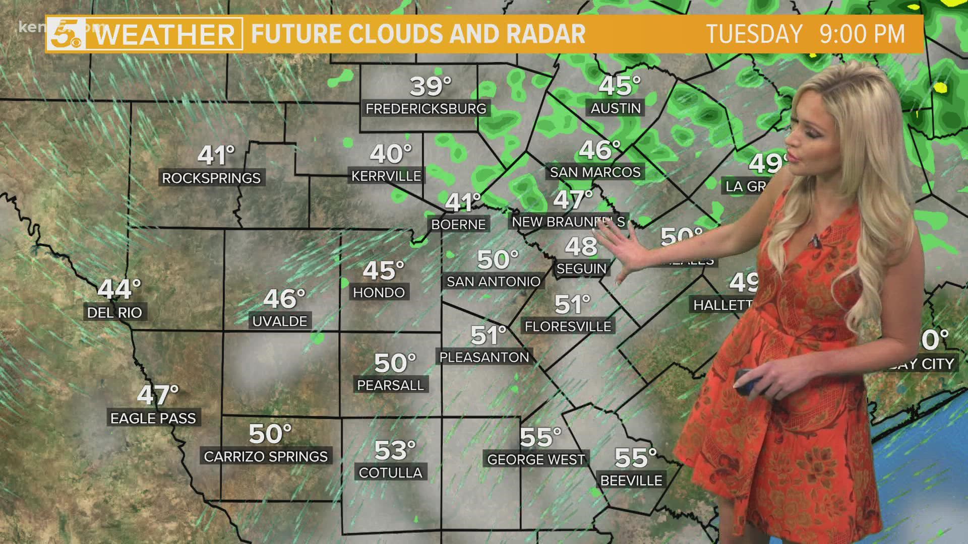 Temperatures will remain cool for the remainder of Tuesday but a warm up is coming at the end of the week.