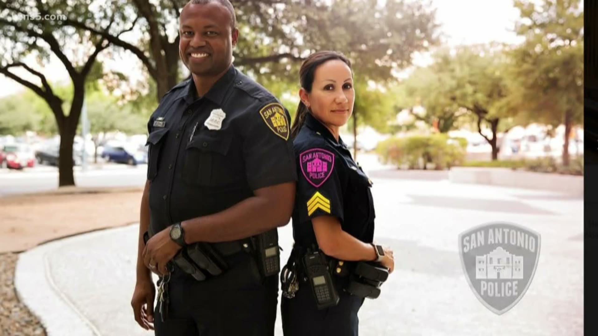 San Antonio law enforcement is getting behind the fight against breast cancer.