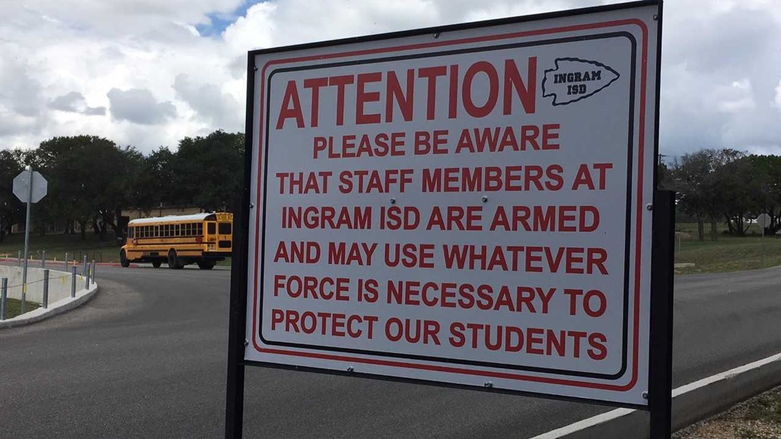 Ingram ISD Every campus has an armed marshal