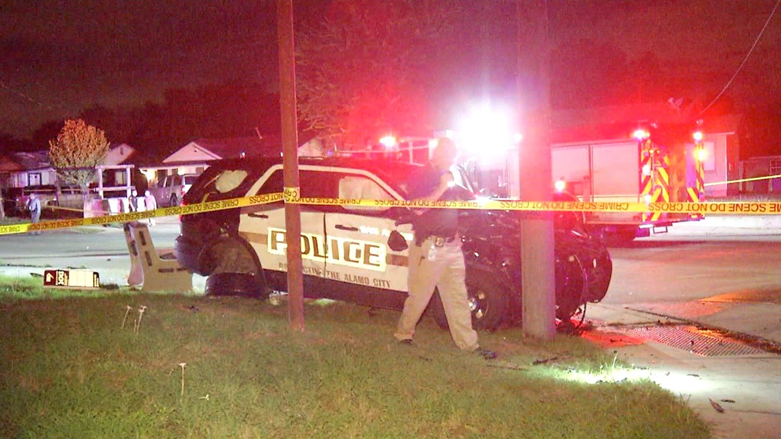 Driver killed after slamming into SAPD patrol car | kens5.com