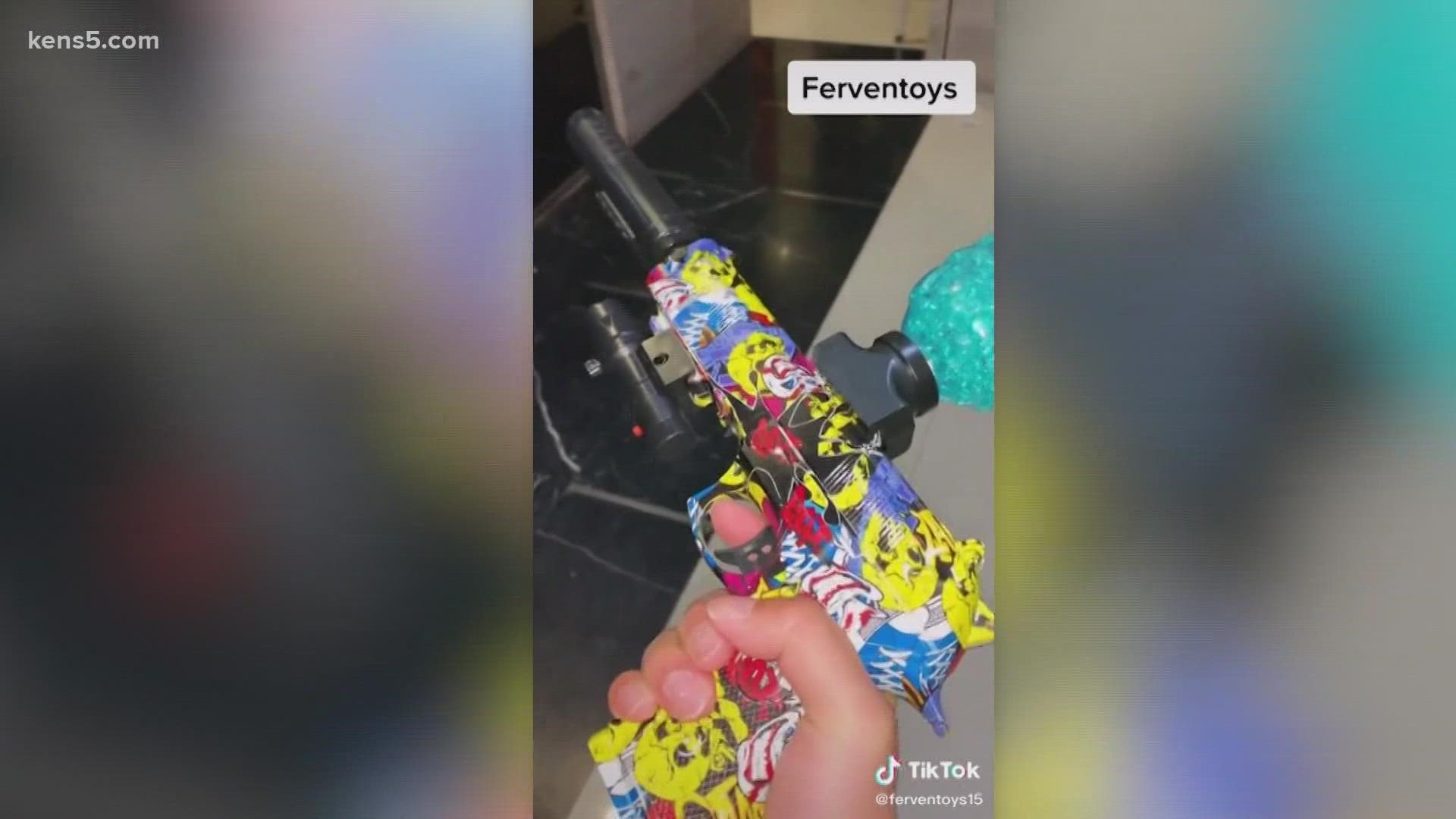 Police are blaming a TikTok challenge after several people were shot with a "splat gun."