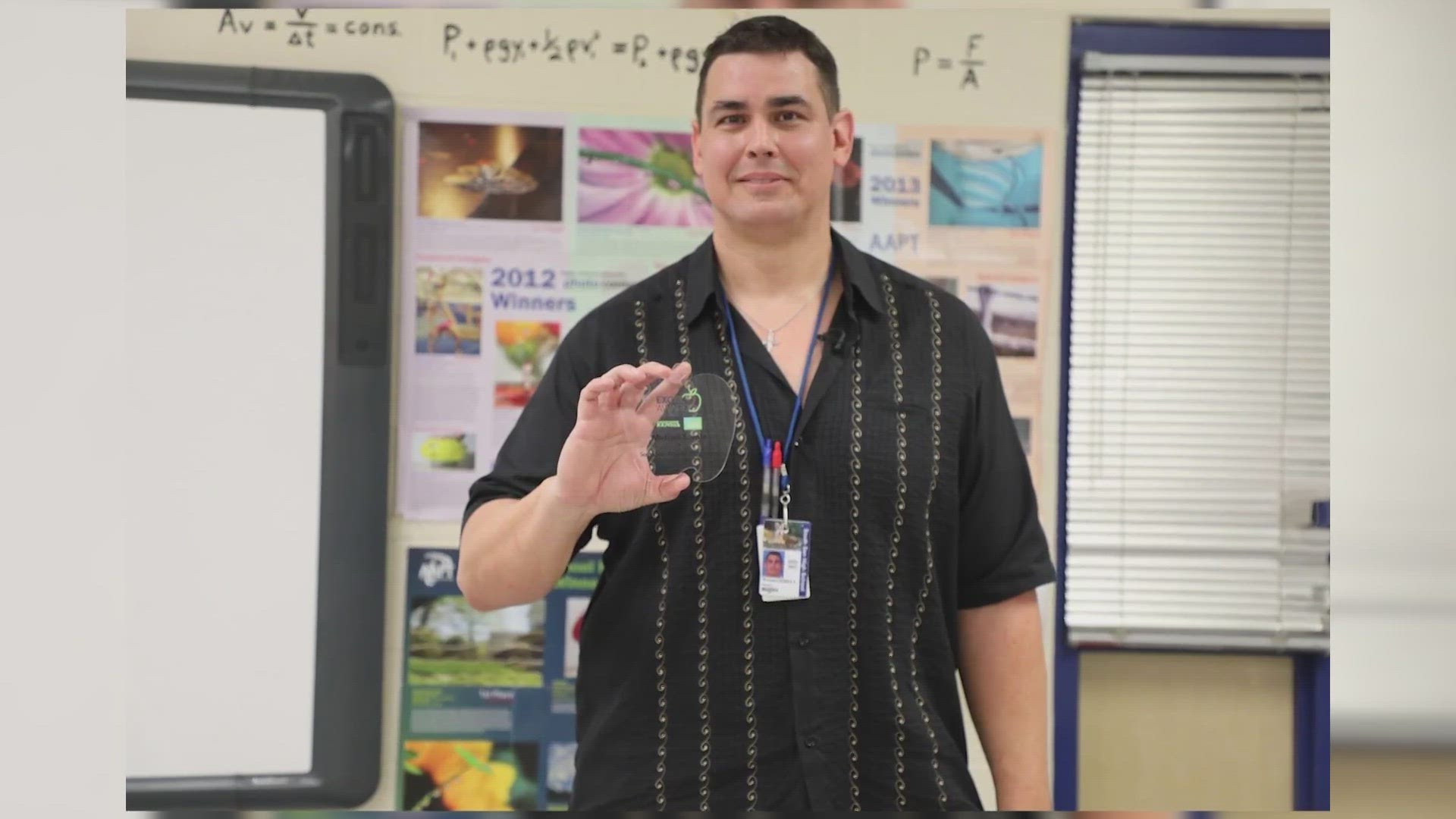 Michael Sorola’s unique way of sparking interest in the classroom, has earned him the KENS 5 EXCEL Award and $1,000 from our partner Credit Human.