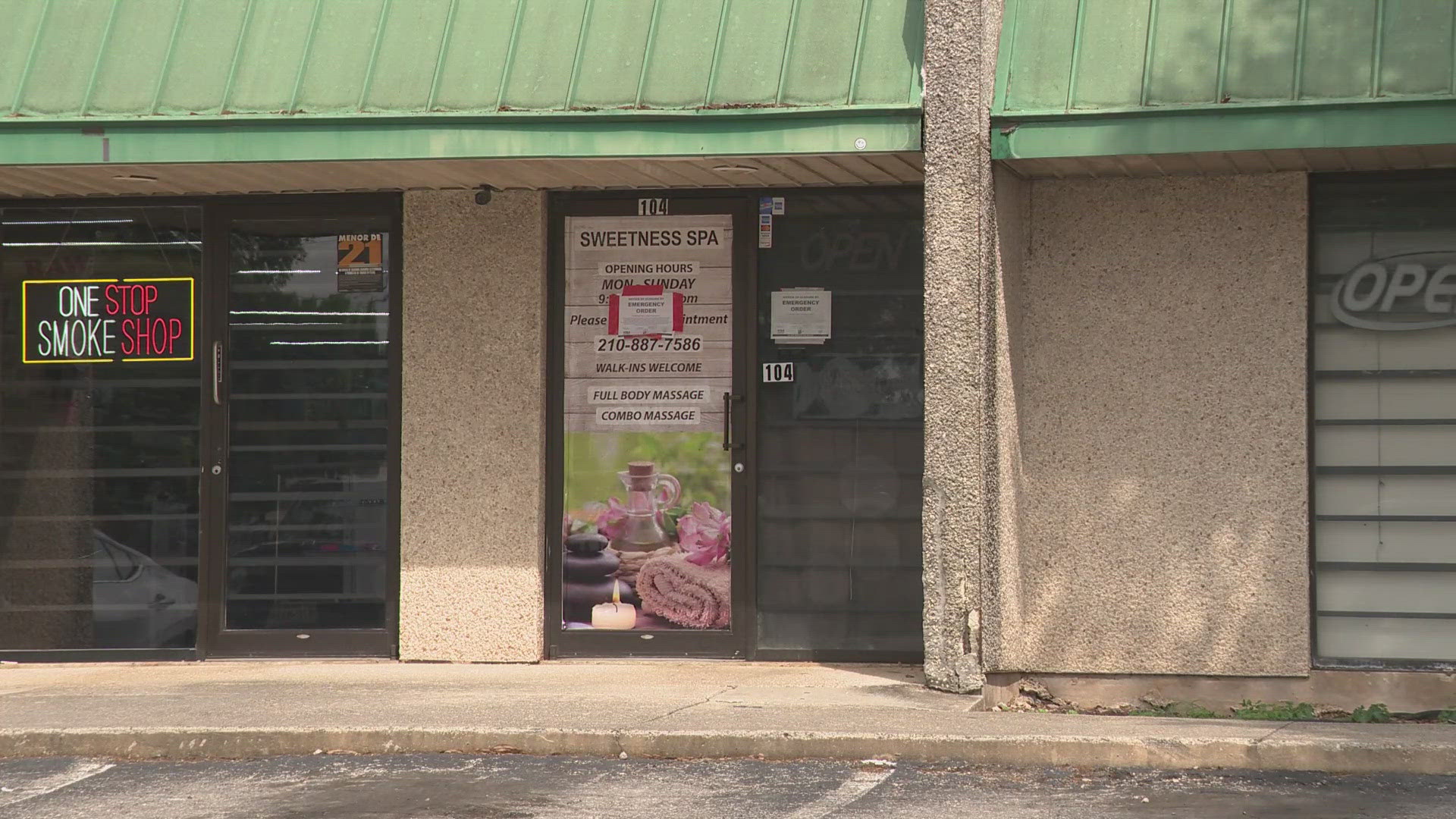 The state ordered Sweetness Spa to halt operations effective April 22.