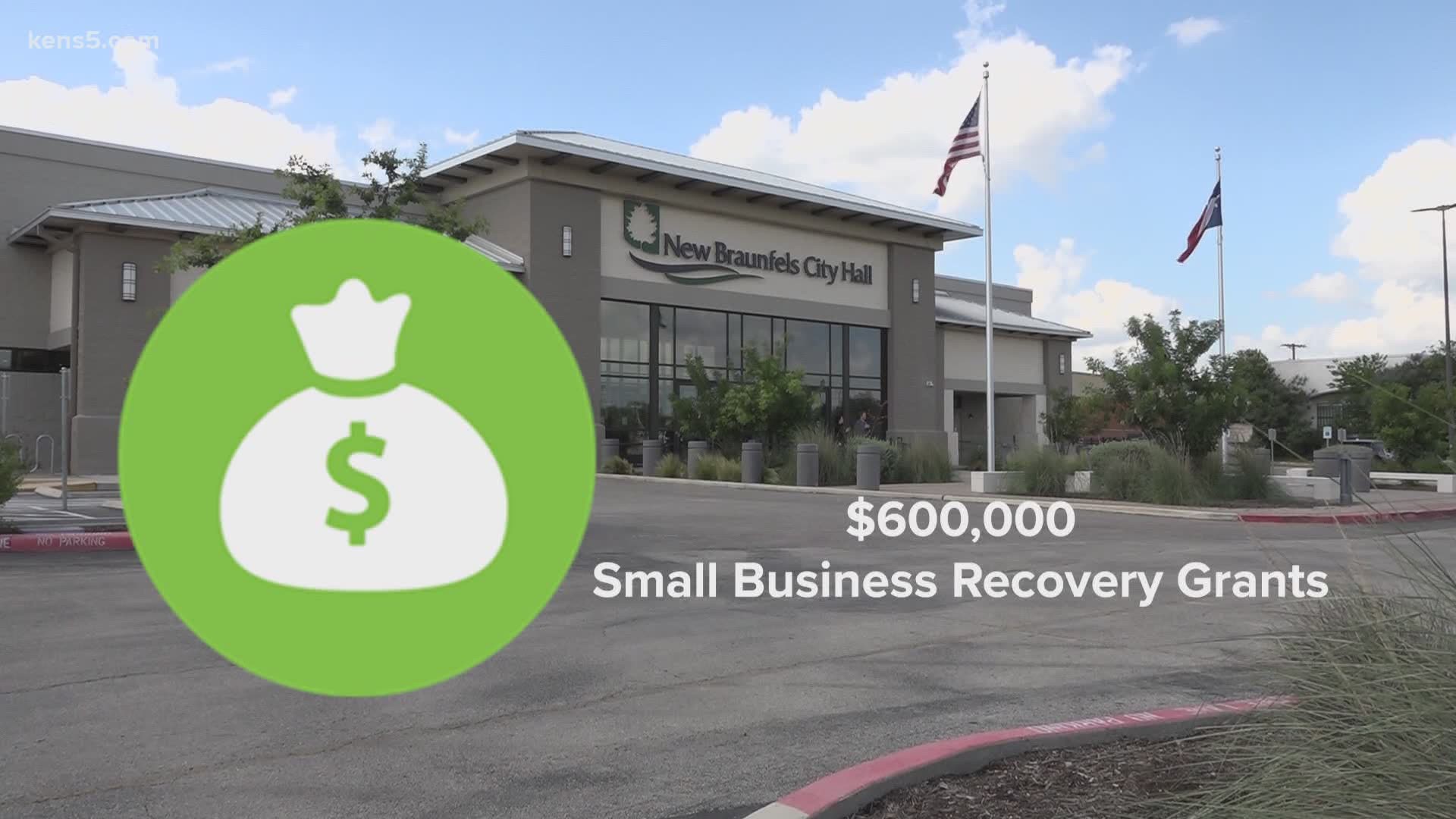 Many Texas shop owners are still treading water. The City of New Braunfels is throwing a life raft to its small businesses with a recovery grant program.