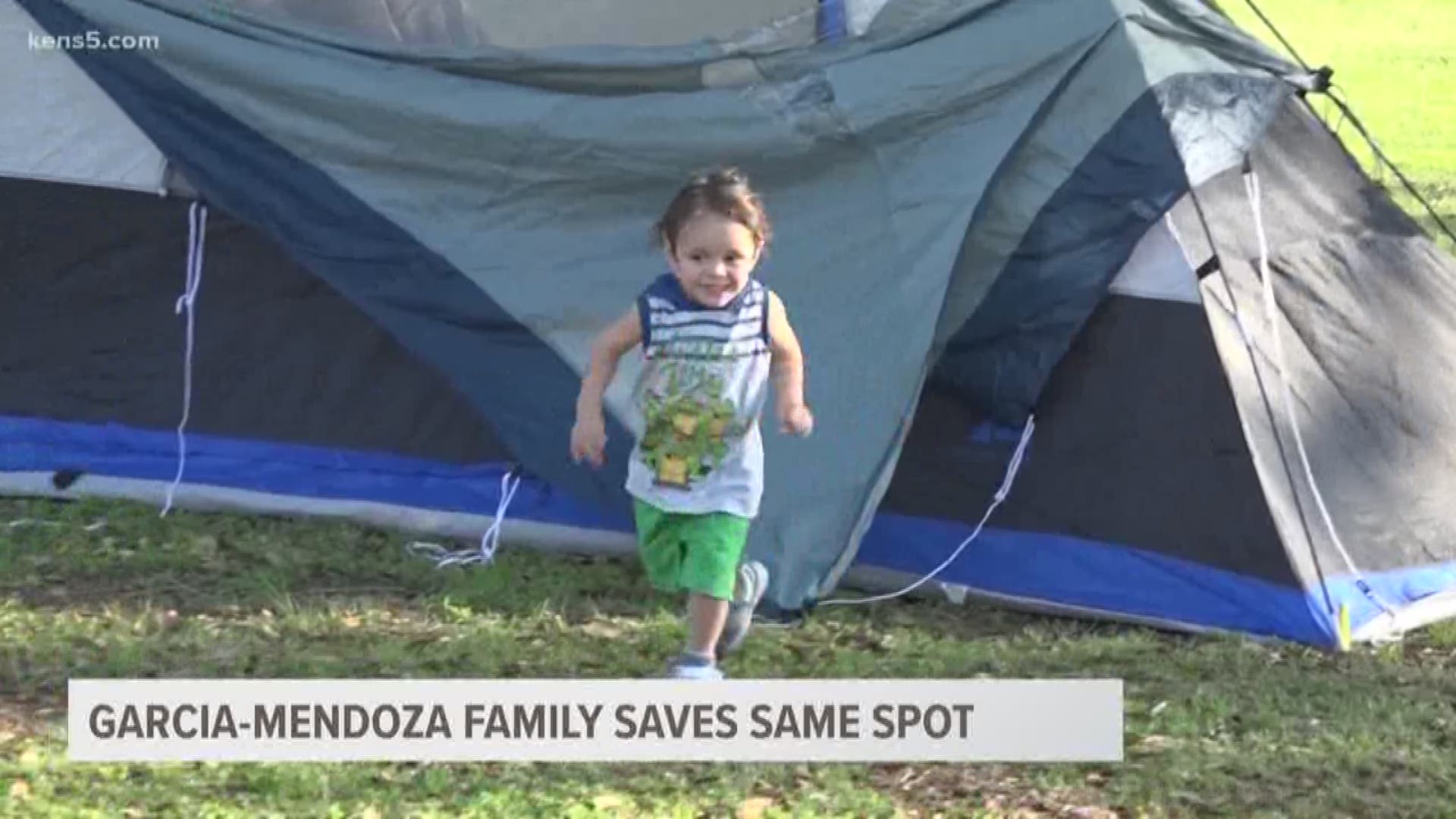 Easter campers claimed their spots early for the annual San Antonio tradition of camping overnight in city parks.