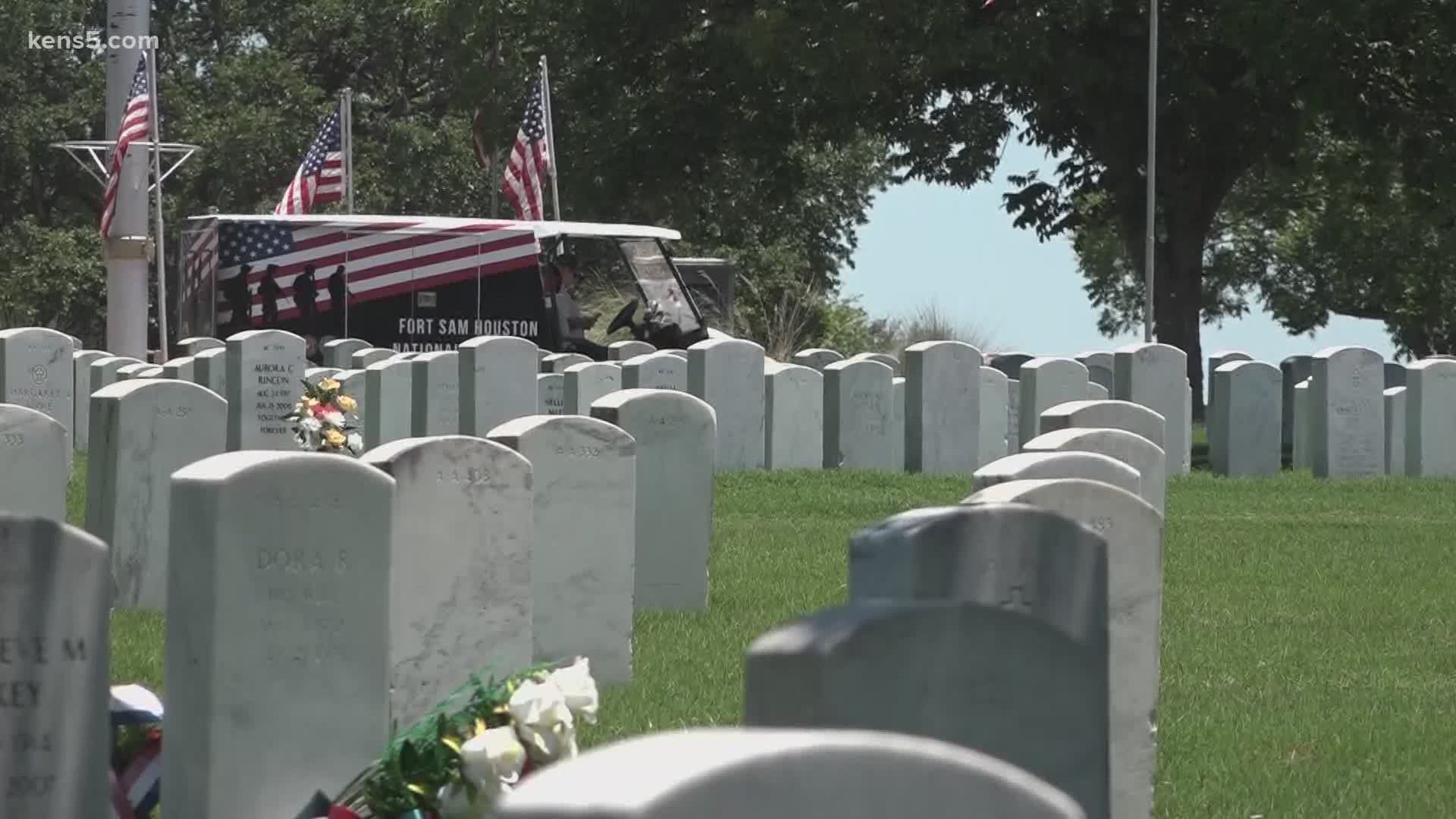 Across the country, and in San Antonio, veterans are being buried without their customary honors or committal ceremonies for now - due to the coronavirus pandemic.