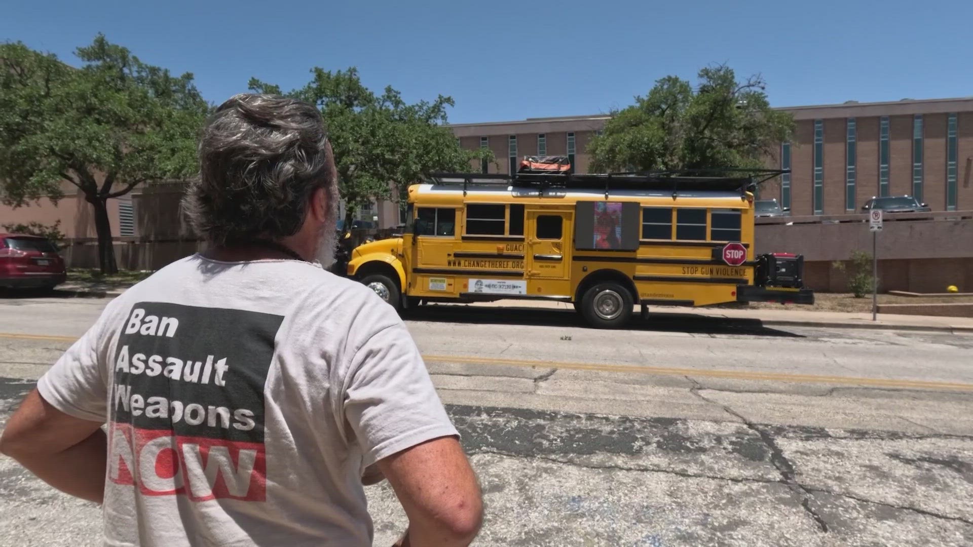 The organization, Change the Ref visited Uvalde Tuesday night to rally for gun reform.