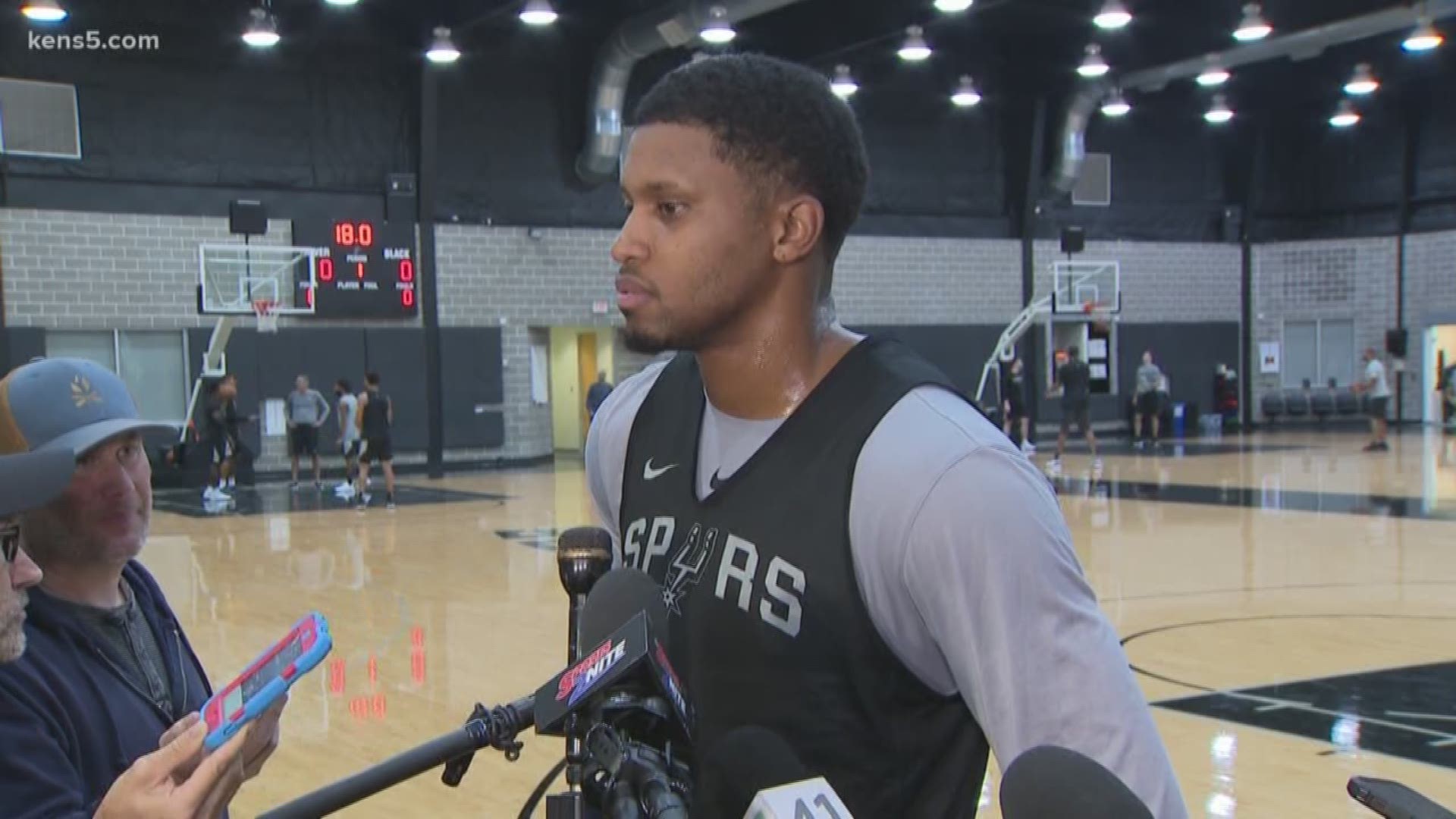 Despite some injuries, the Spurs say they're excited to get the season started and think that they'll be better than most expect.