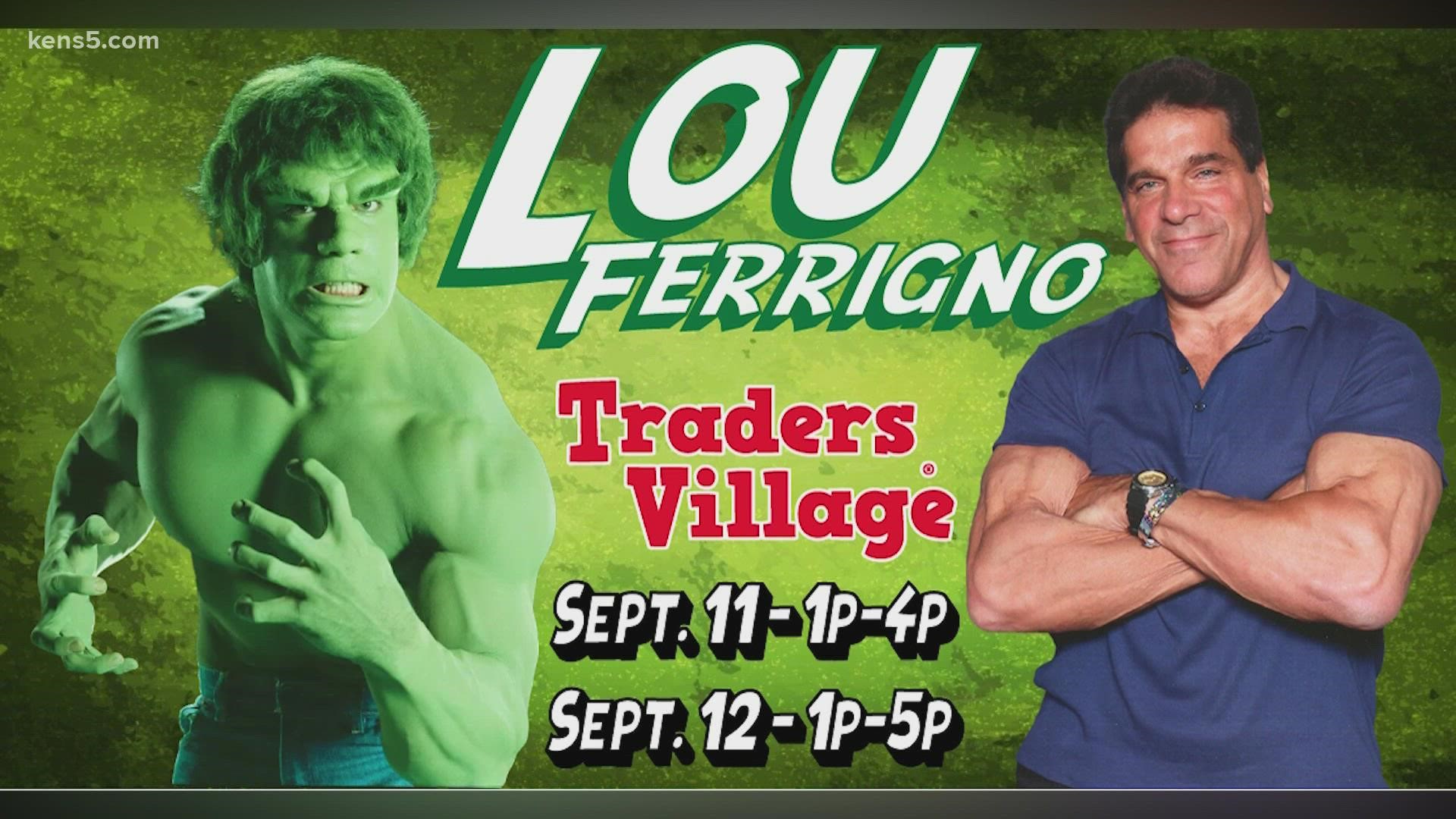 Lou Ferrigno is meeting with fans and supporting a good cause.