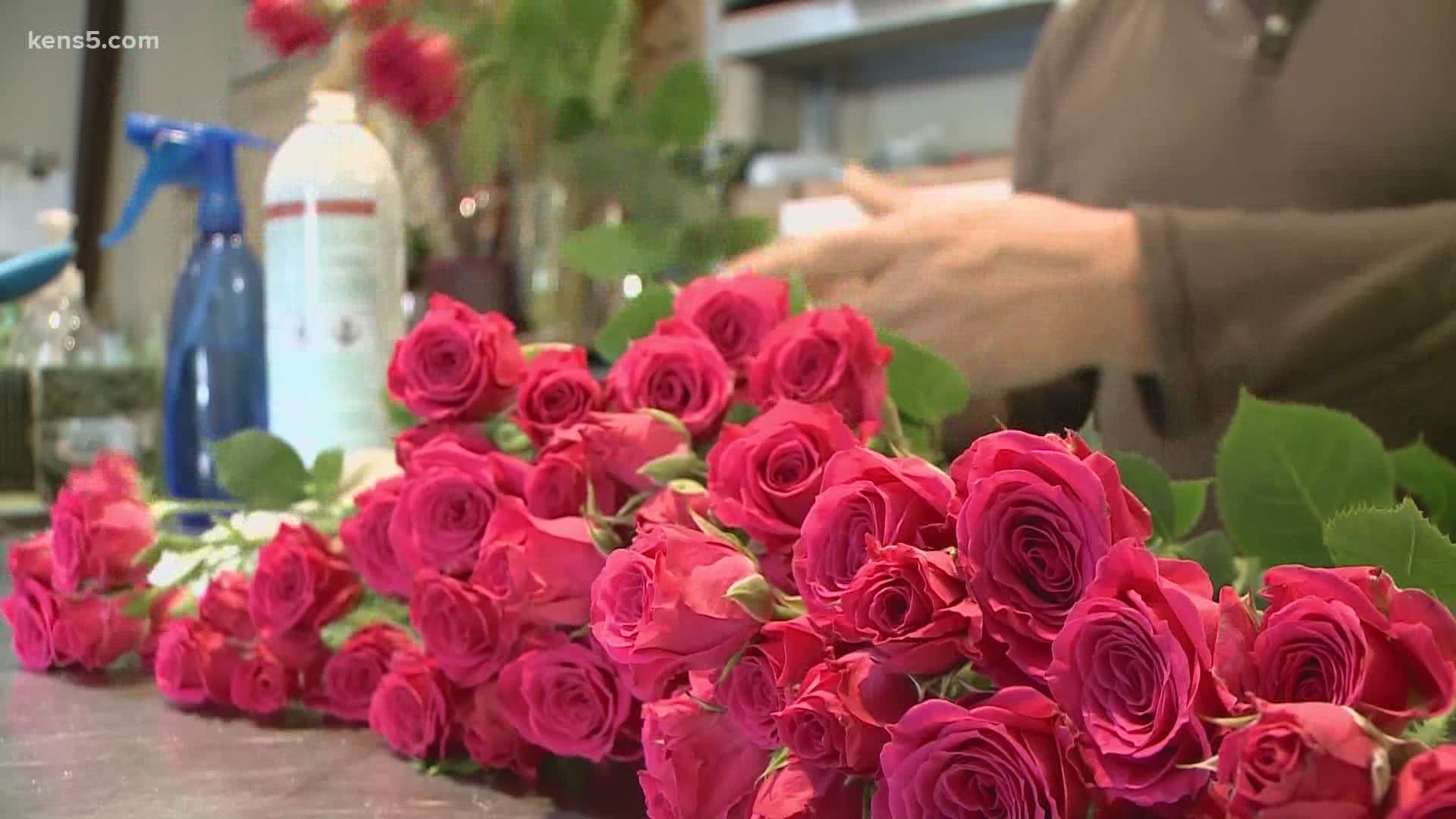 At one San Antonio florist shop, business is booming after months of quiet.