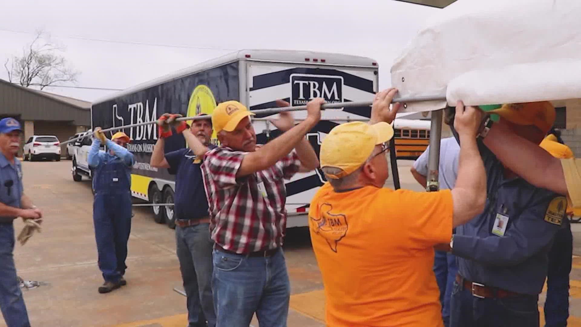 Texas Baptist Men's mission in helping people affected by tragedy goes back to the 1960s.