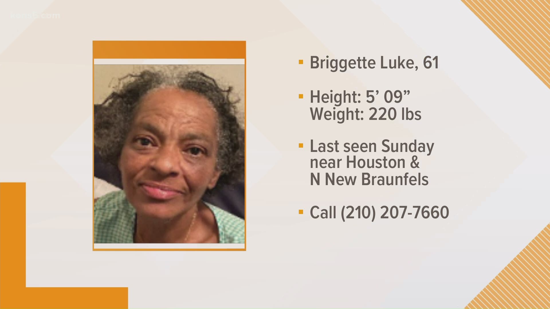 Update Missing 61 Year Old Woman Found In San Antonio