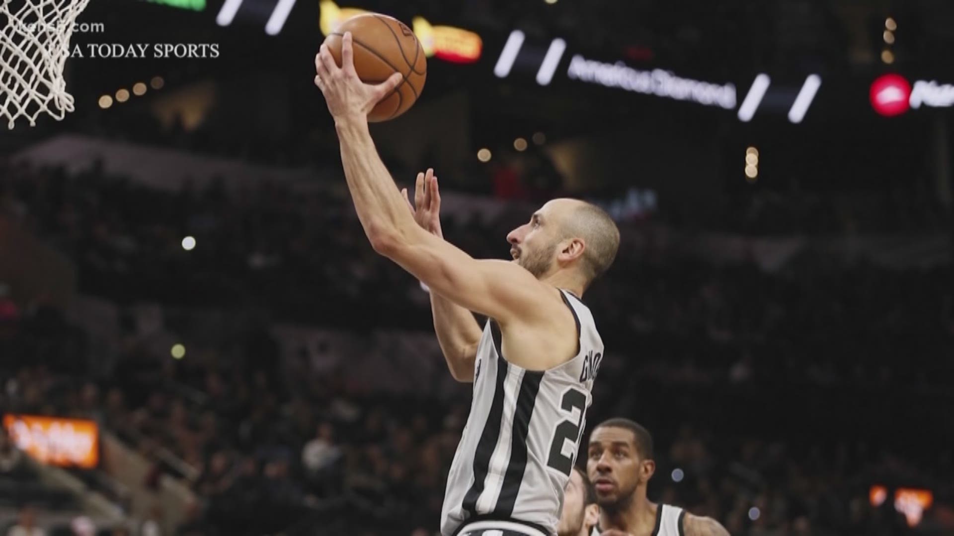 Ginobili officially spoke at a press conference about his retirement from the Spurs.