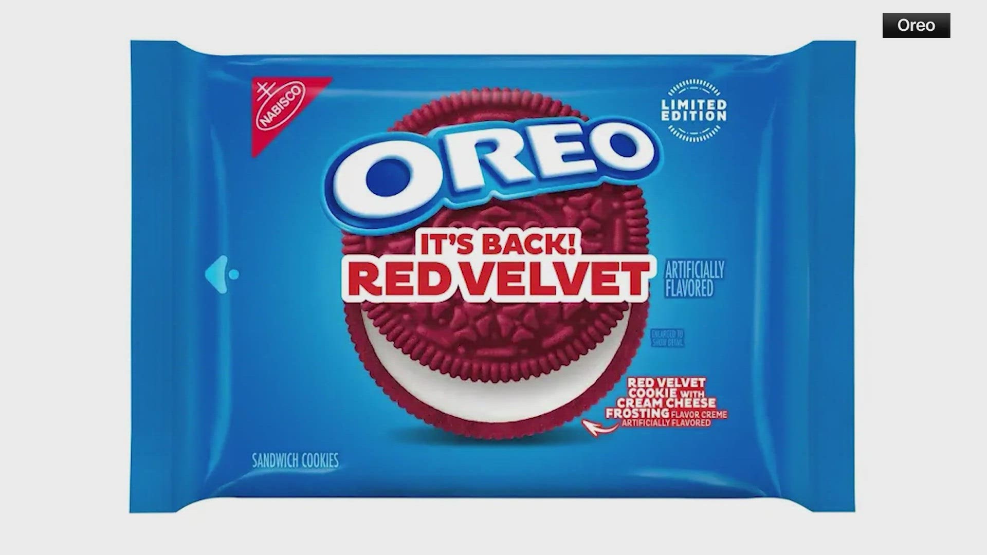 The iconic cookie company is resurrecting red velvet Oreos.
