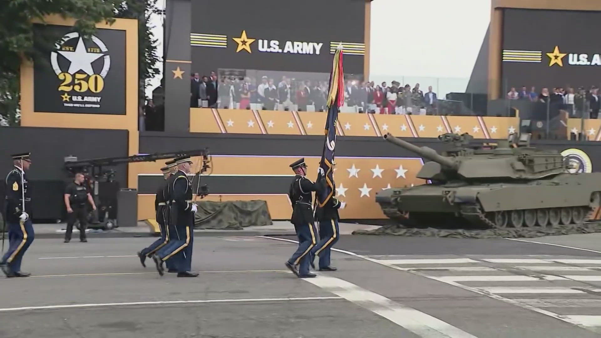 President Trump marked his 79th birthday with a military parade