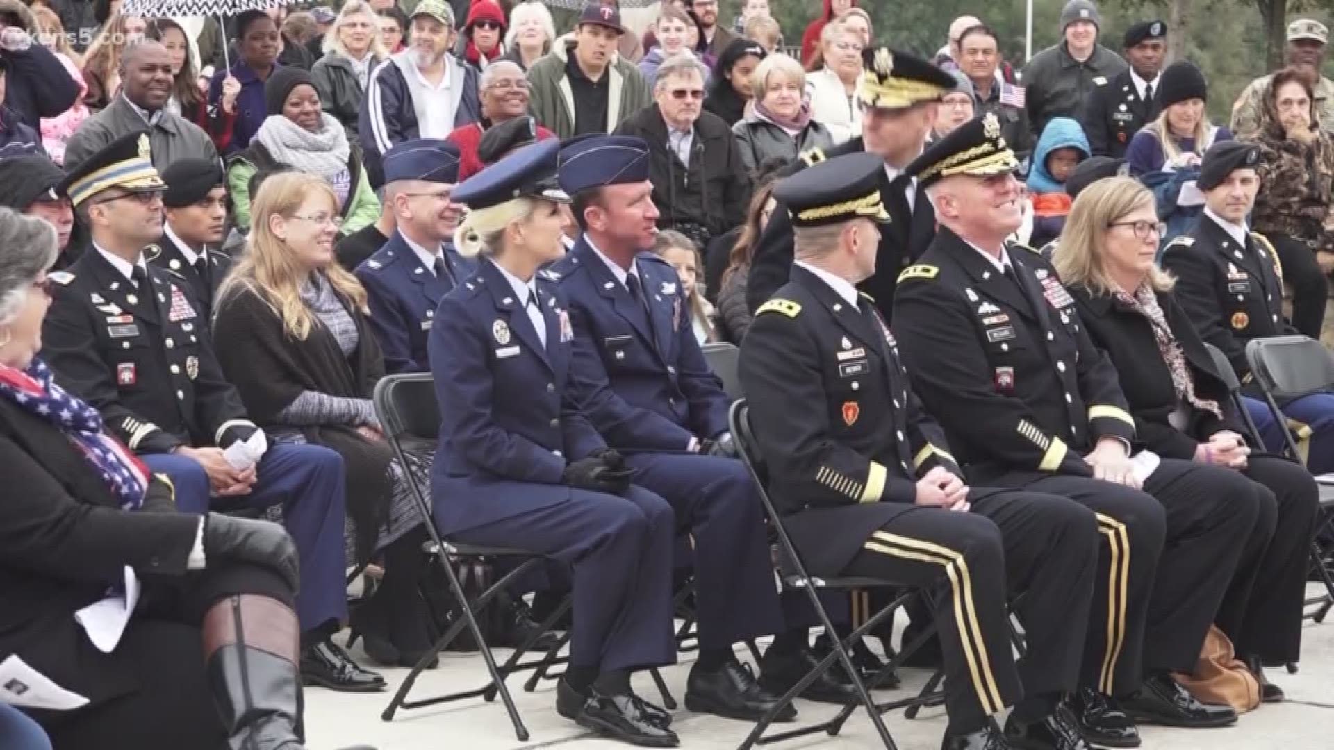 San Antonio Veterans Day ceremony recognizes the 100th anniversary of