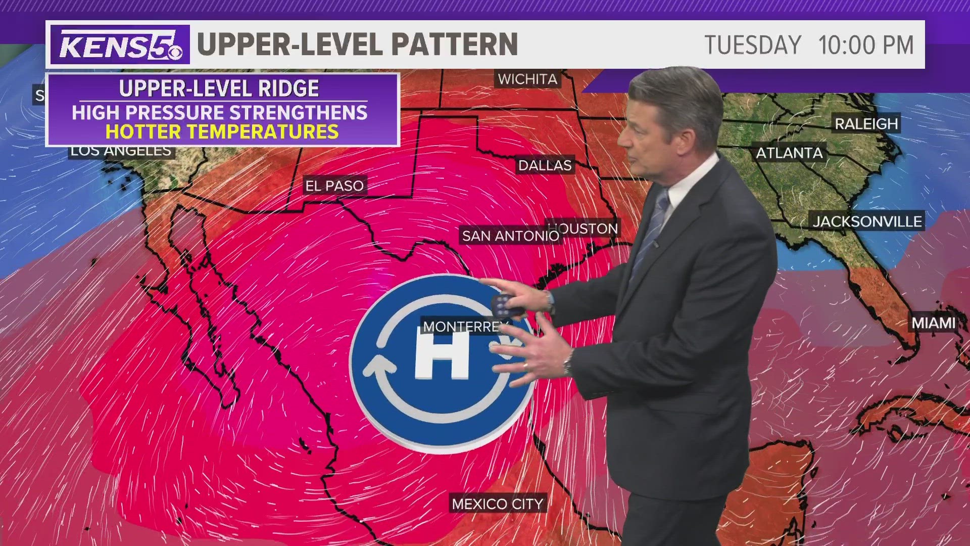 Temperatures could reach 105 next week.