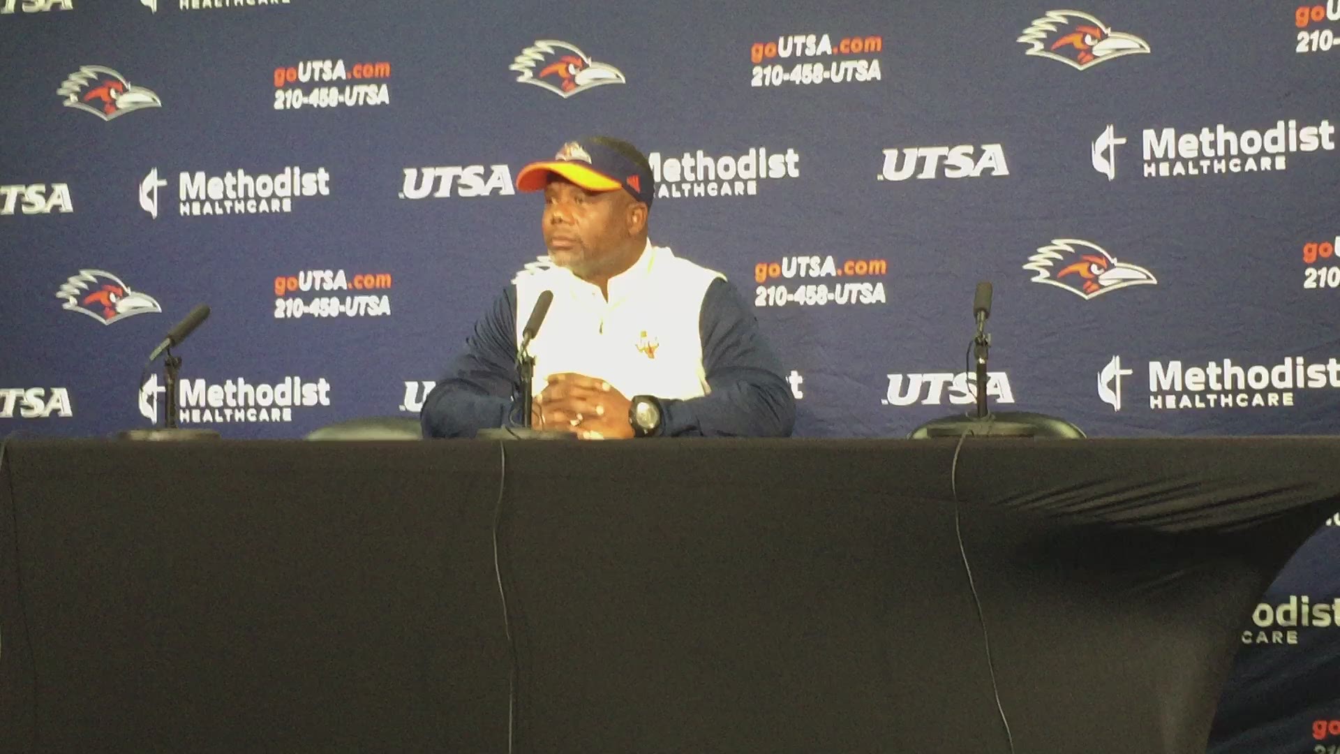 UTSA coach Frank Wilson on the loss to Army