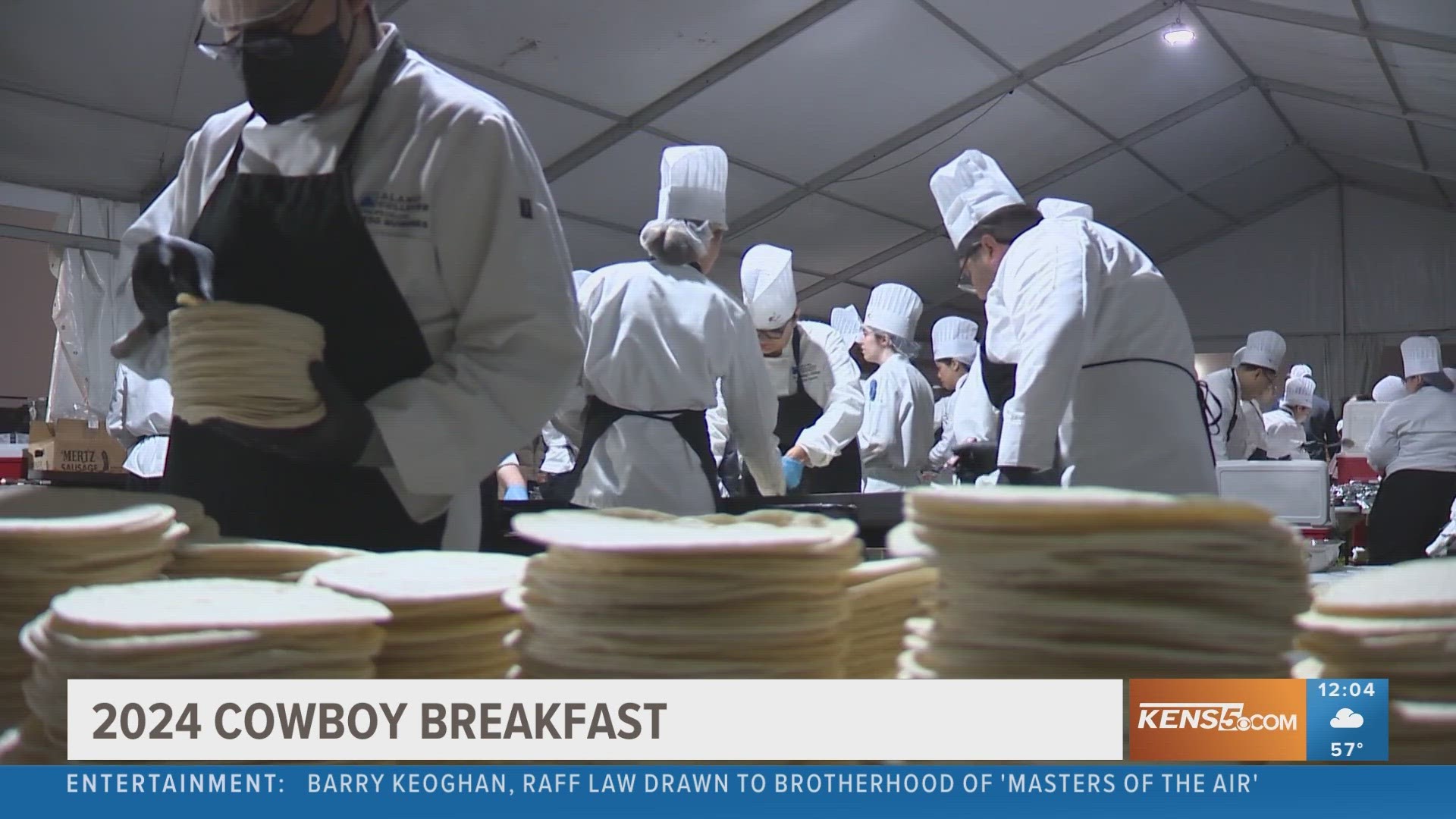 The Cowboy Breakfast is an official rodeo event and tradition but this year it's at a new location.