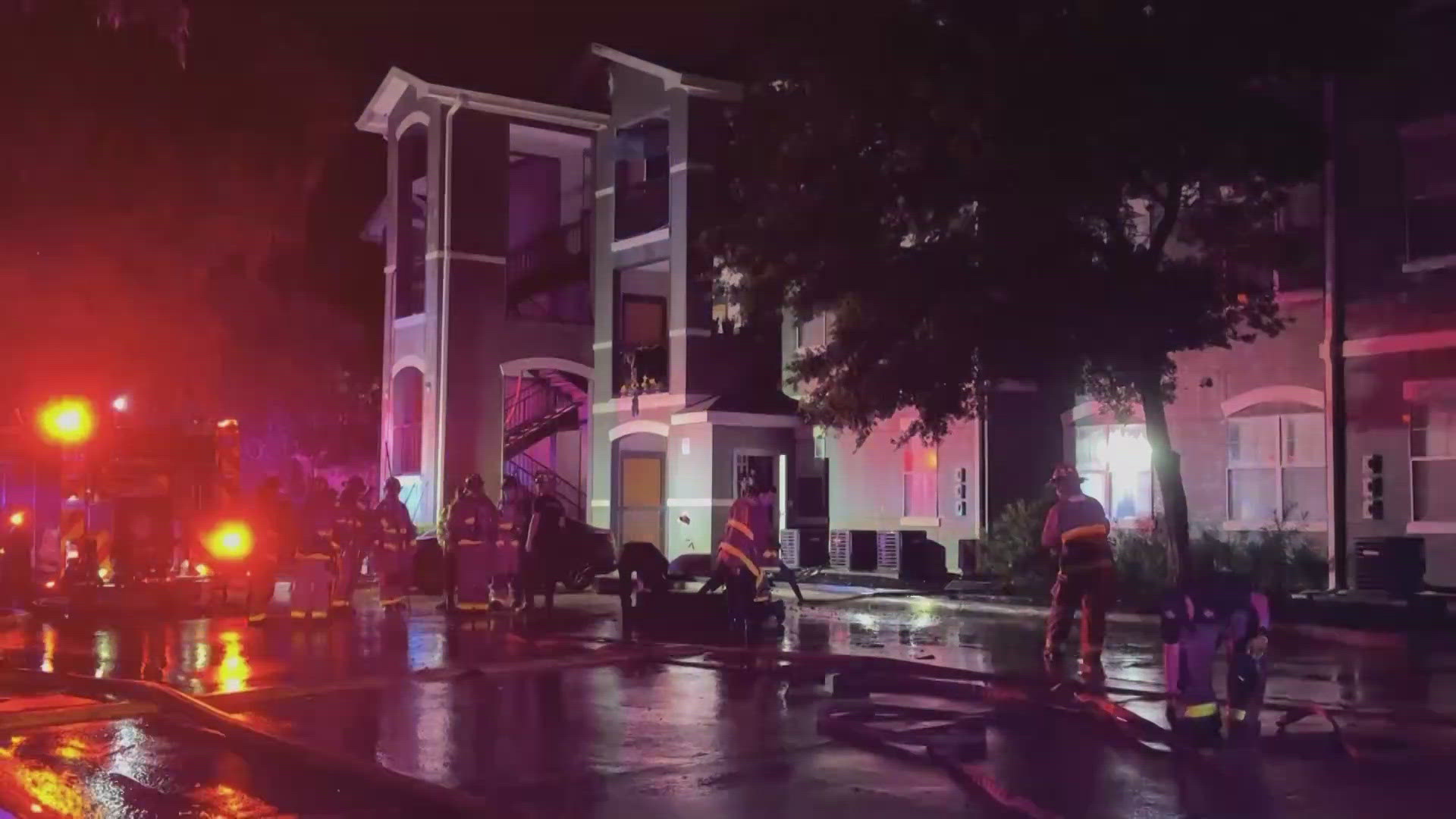 Gallery Detail: Lightning Suspected In West Side Apartment Fire That Damaged Up