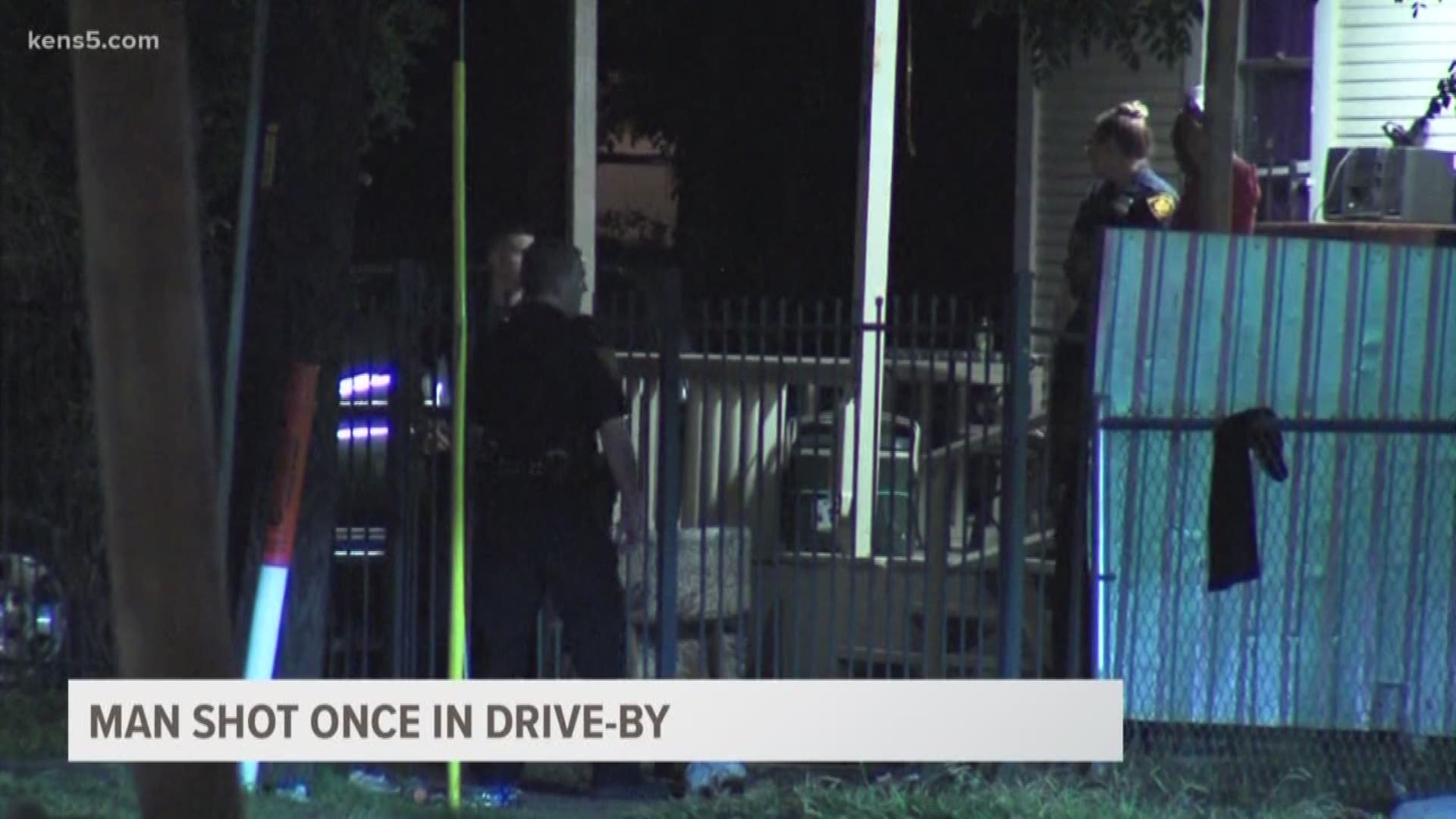 Police said the man was playing dice with friends when he was shot in a drive-by.