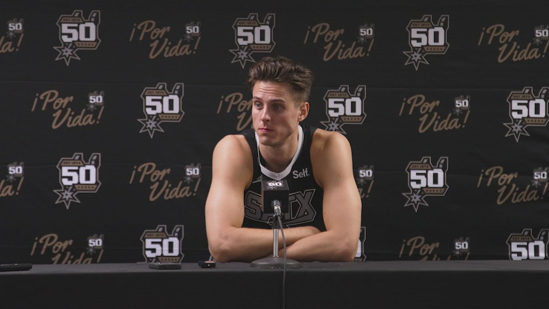 Zach Collins returns to the floor for Austin Spurs in injury rehab  assignment