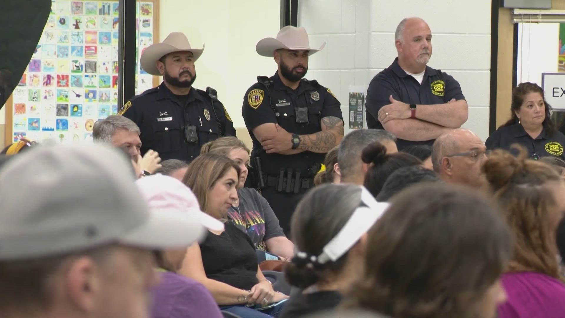 Parents thanks BCSO for adding patrols around Alamo Ranch, but called for a more comprehensive solution to violent crime at schools.