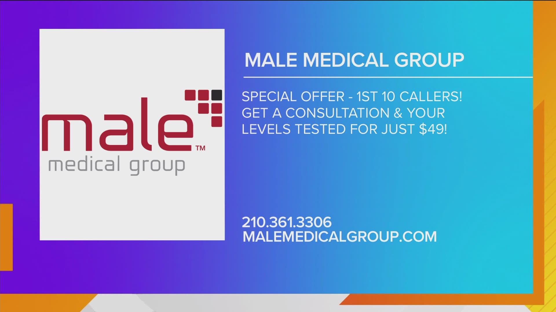 Your low energy may be caused by changes in your hormones! Male Medical Group can help.