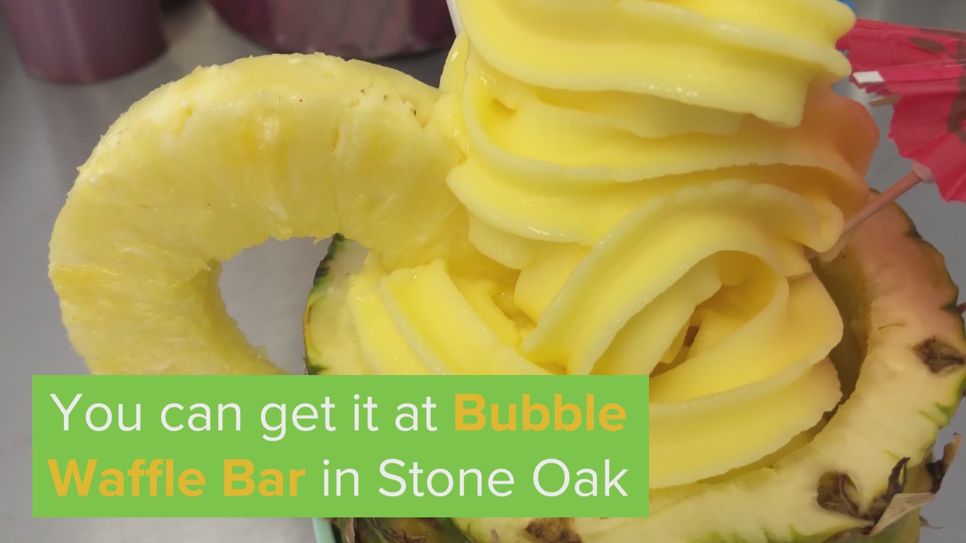 Bubble Waffle Bar is bringing the popular Disney treat to San Antonio. It already sold out once this summer.
