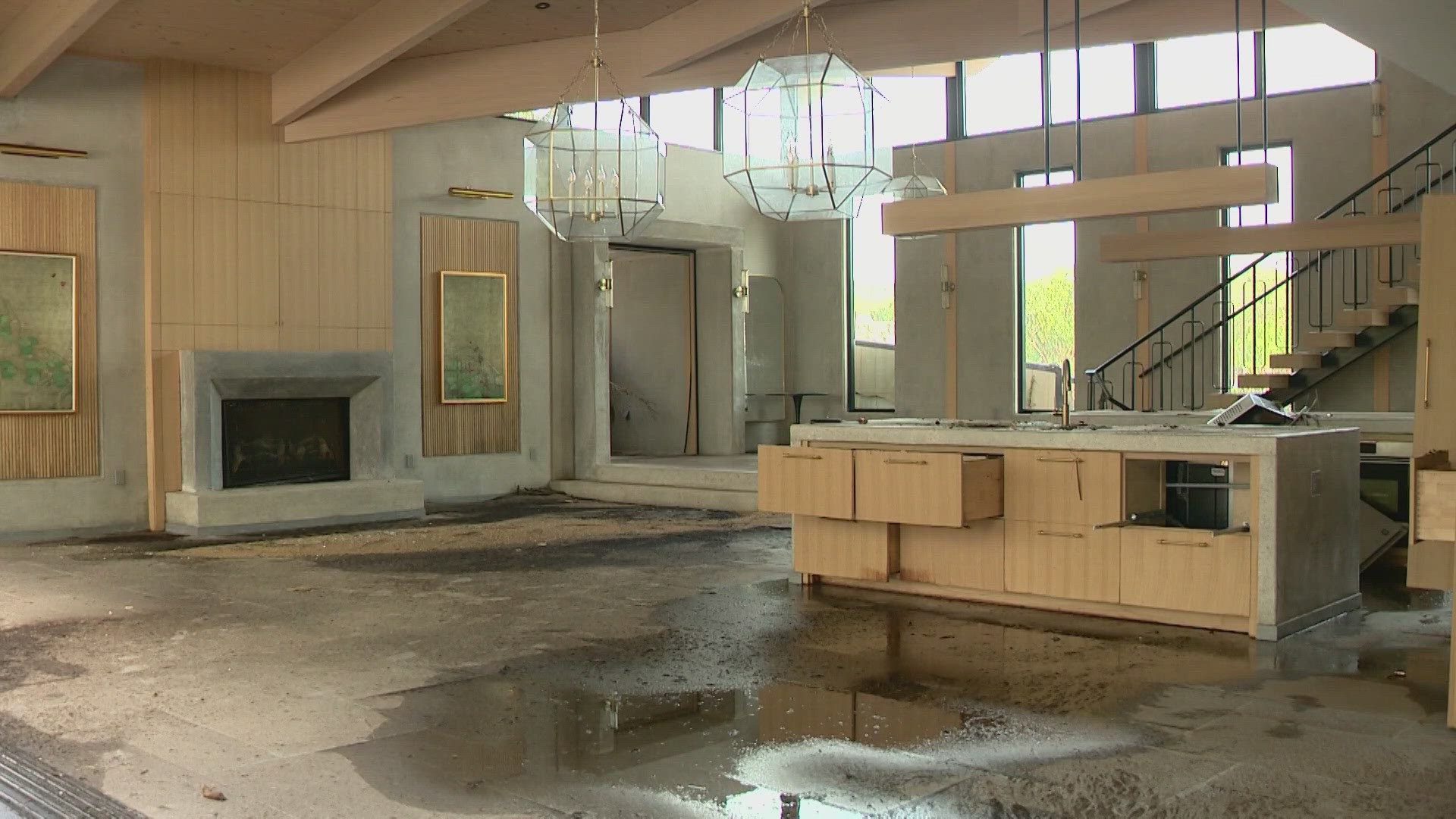 The concrete home was built to last but the destruction is a clear sign of just how devastating the July Fourth floods were.