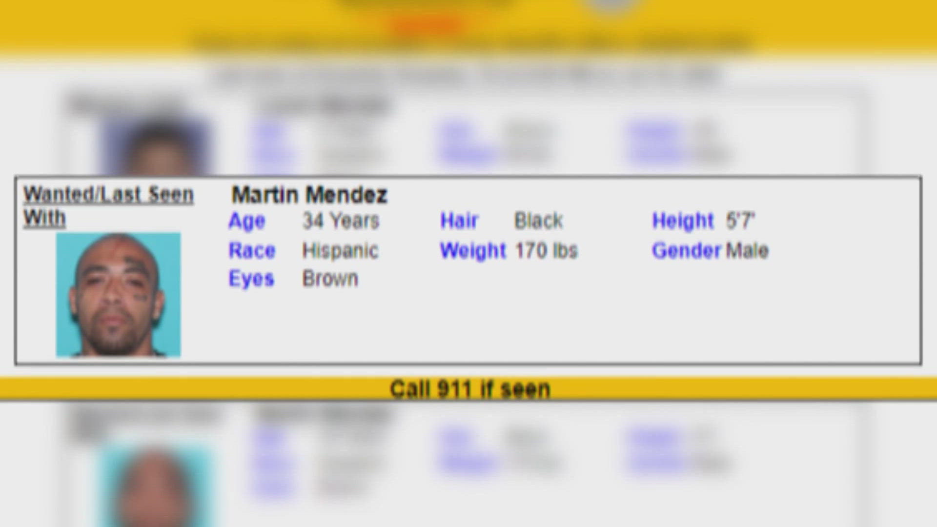 Authorities are looking for Martin Mendez in connection to the abduction of the children.