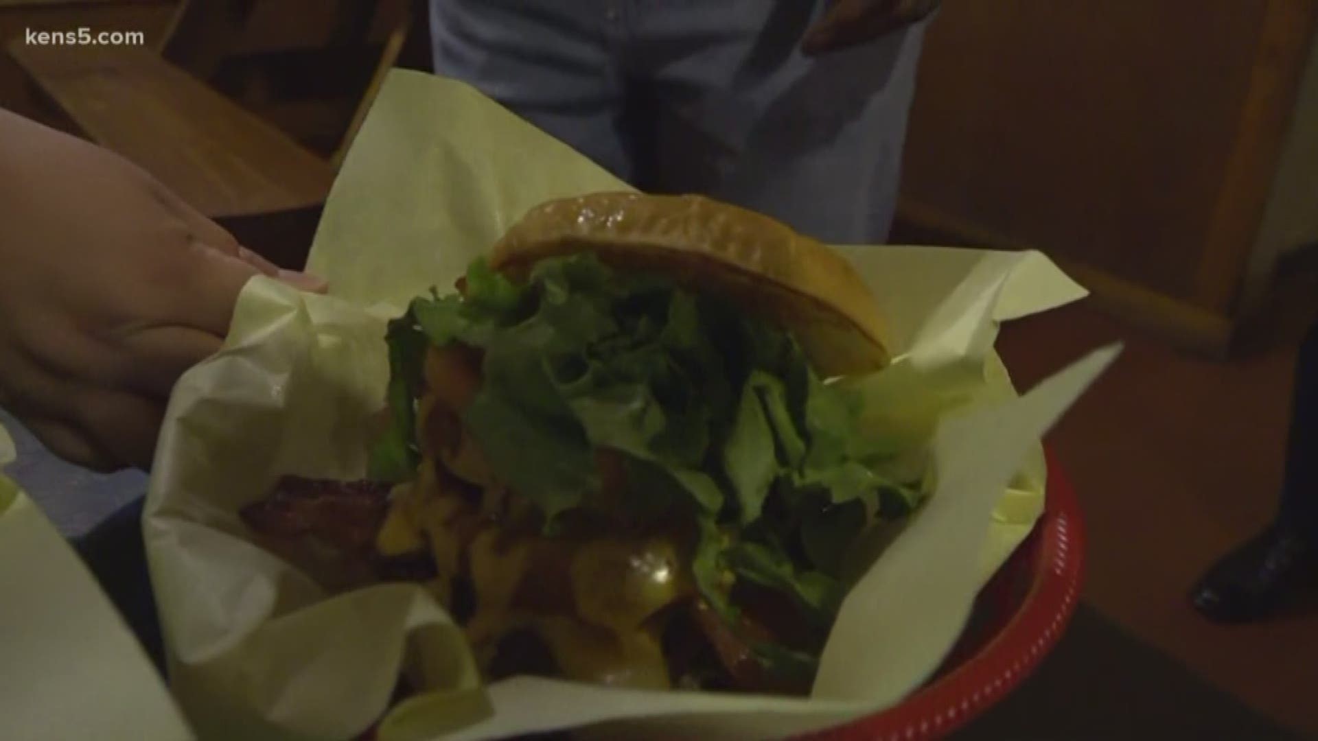 32 burgers, 10 days, one big cause. Starting today, eating a burger can help the San Antonio Food Bank.
