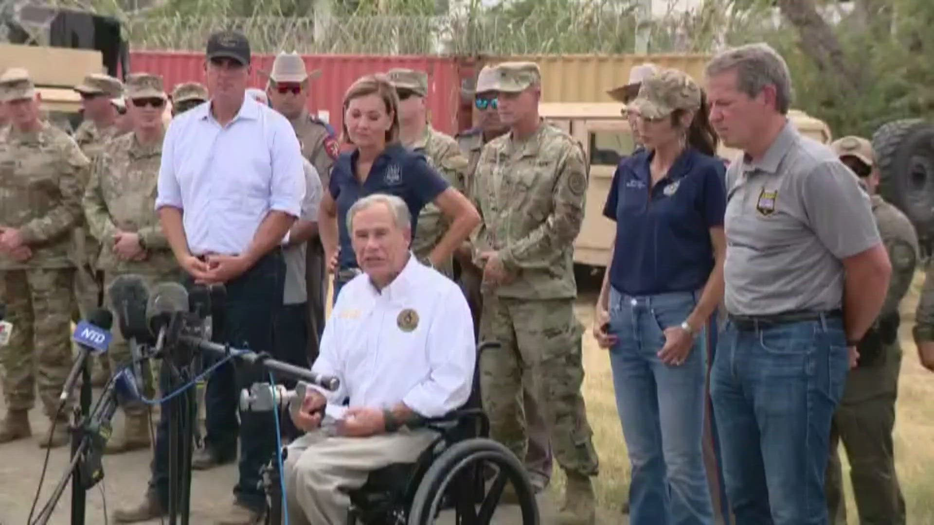 Gov. Abbott addressed his ongoing Operation Lone Star policy in the wake of what he calls "President Joe Biden's reckless open border policies."